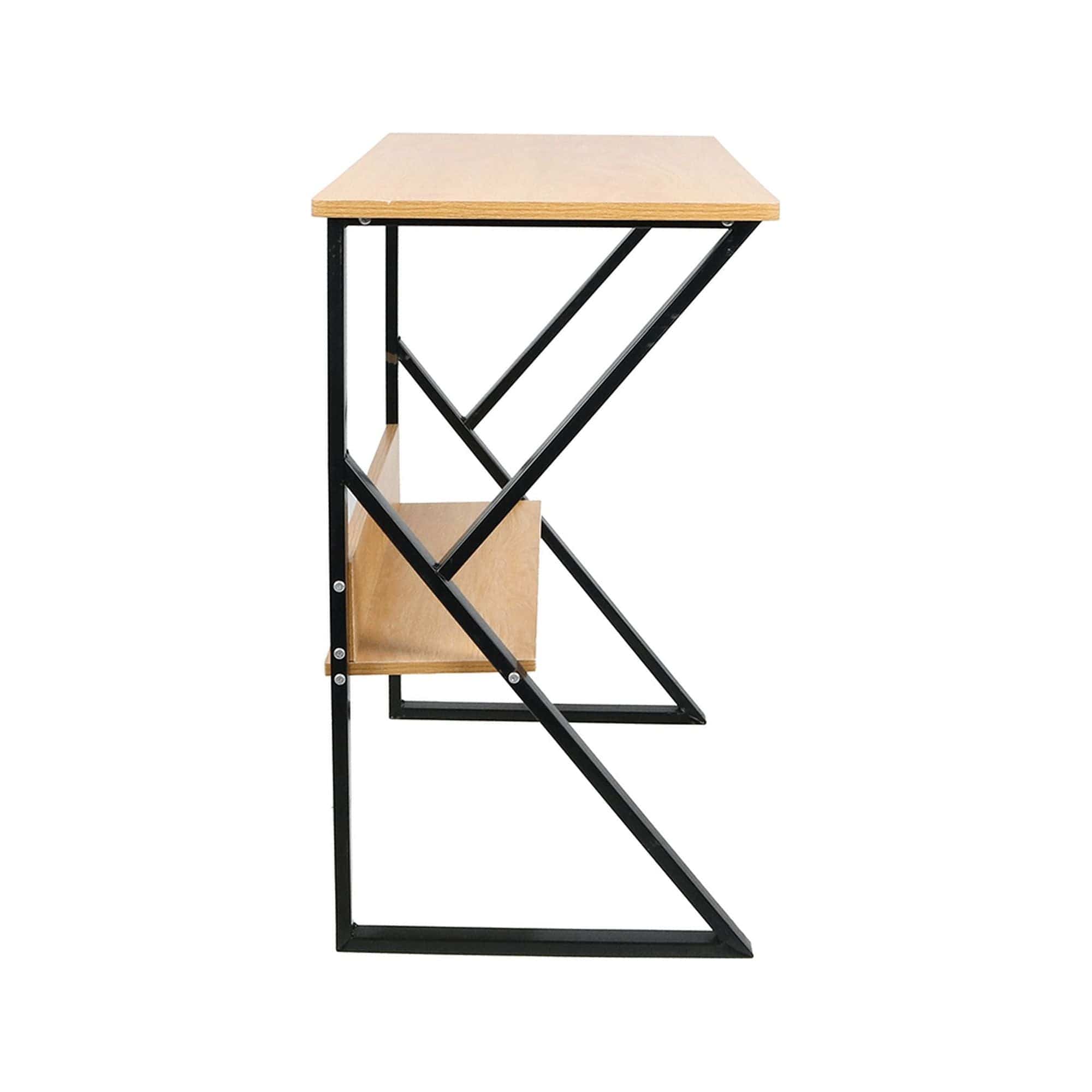 Masa birou TARCAL, fag/negru, 100x60x72 cm