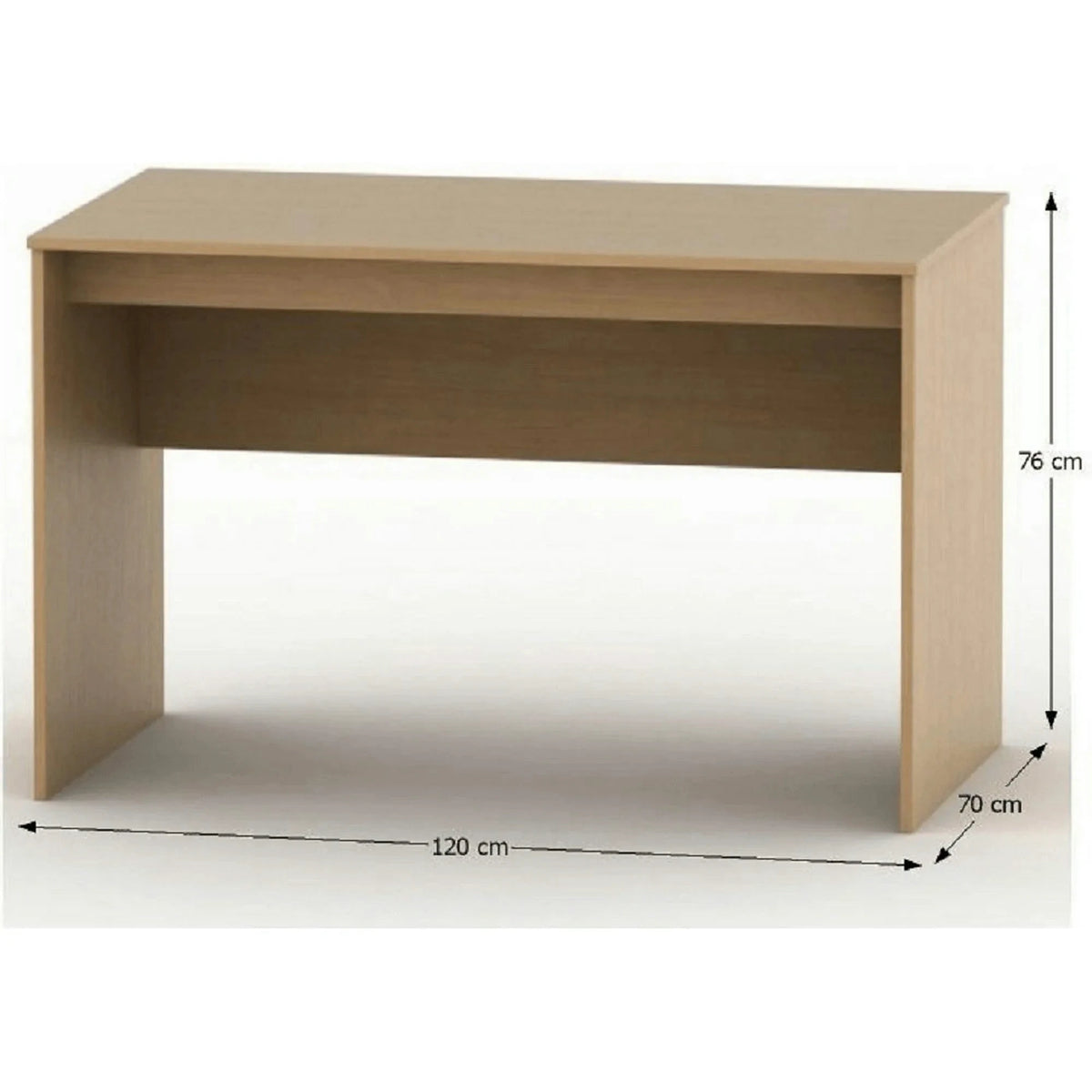 Masa birou TEMPO ASISTENT NEW 021 PI, stejar sonoma, PAL melaminat, 120x70x76 cm