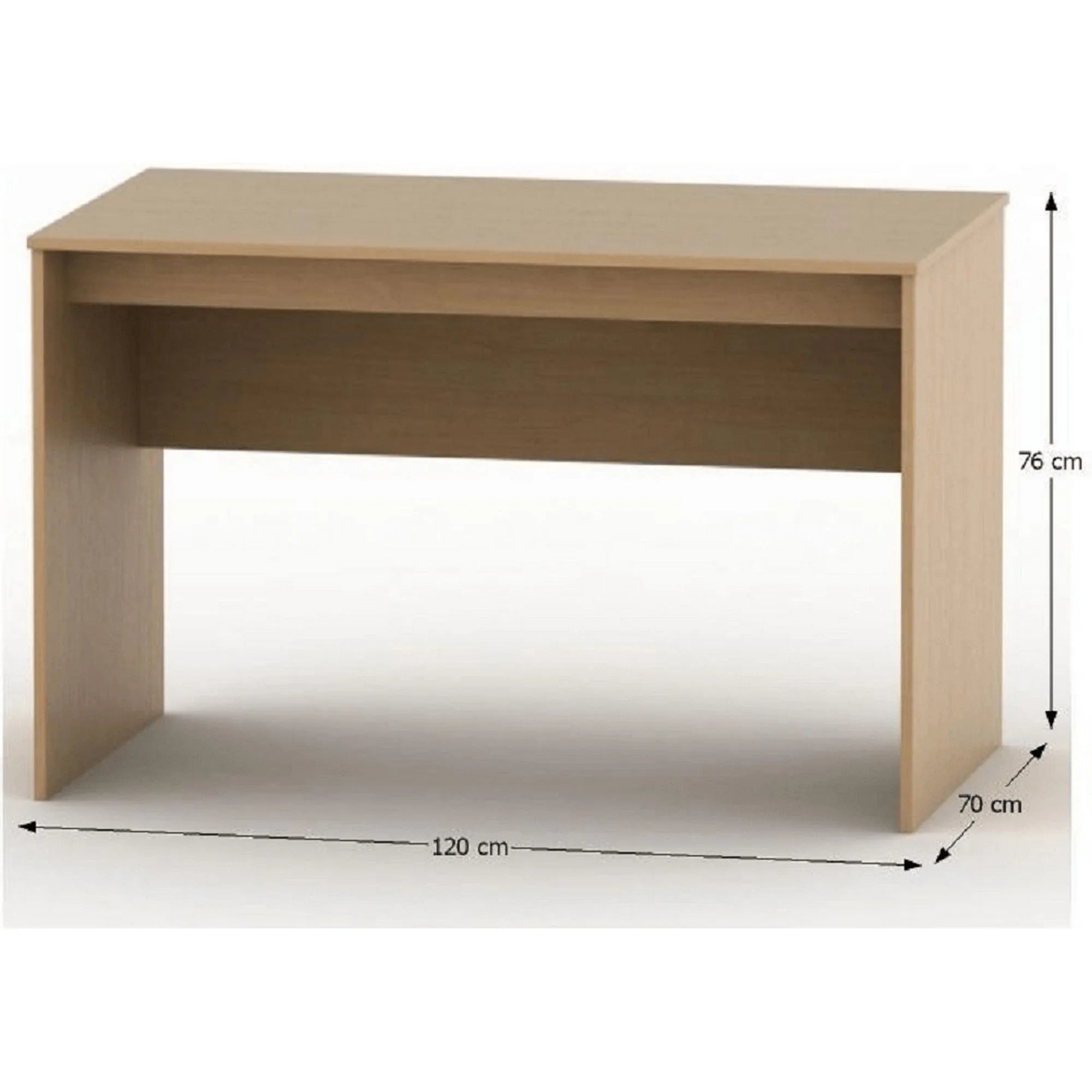 Masa birou TEMPO ASISTENT NEW 021 PI, stejar sonoma, PAL melaminat, 120x70x76 cm