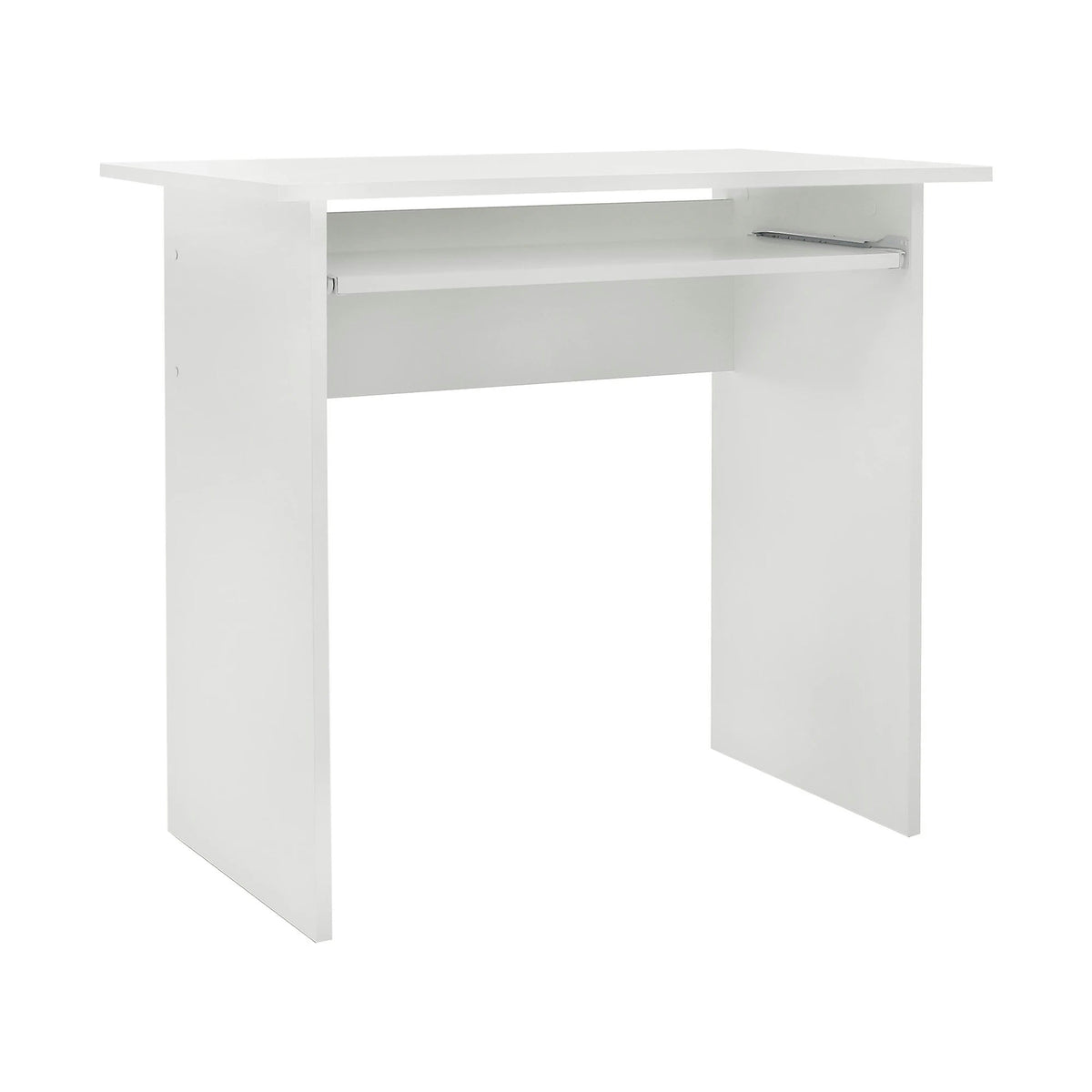 Masa birou VERNER NEW, alb, DTD laminat, 82x50x75 cm