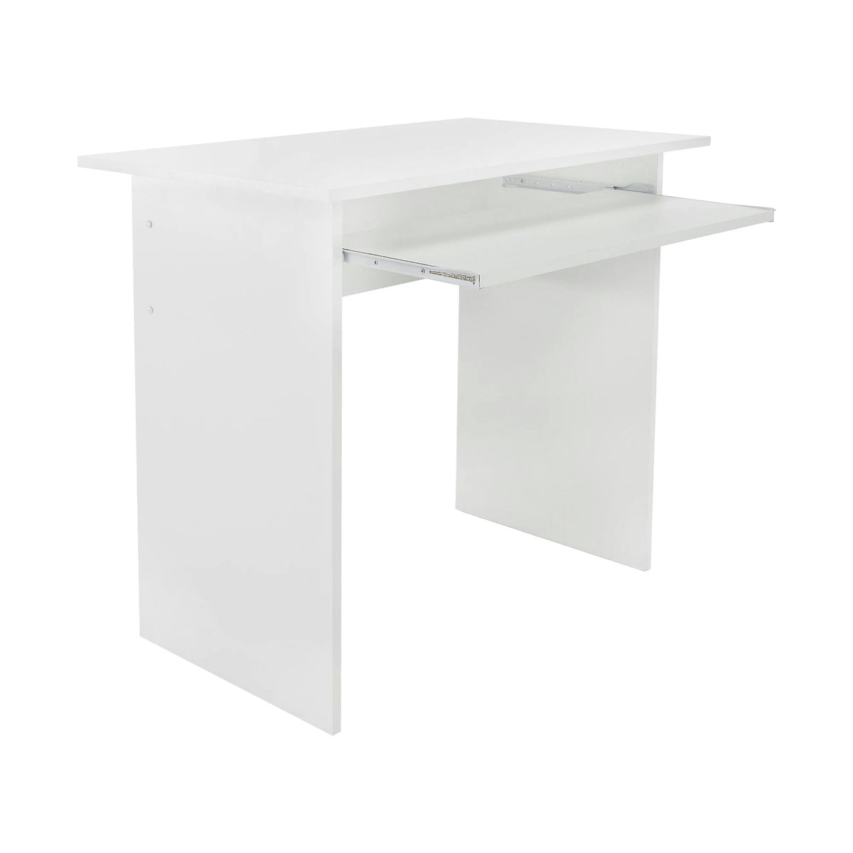Masa birou VERNER NEW, alb, DTD laminat, 82x50x75 cm