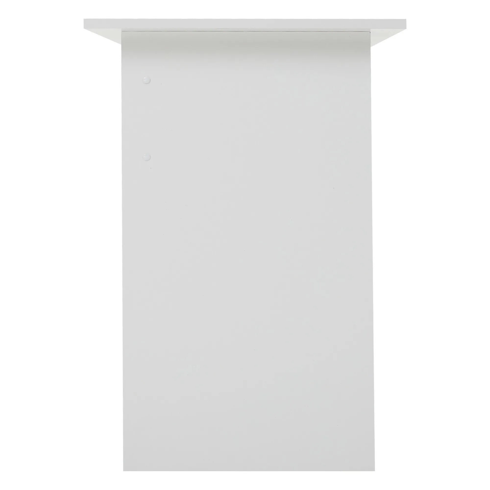 Masa birou VERNER NEW, alb, DTD laminat, 82x50x75 cm