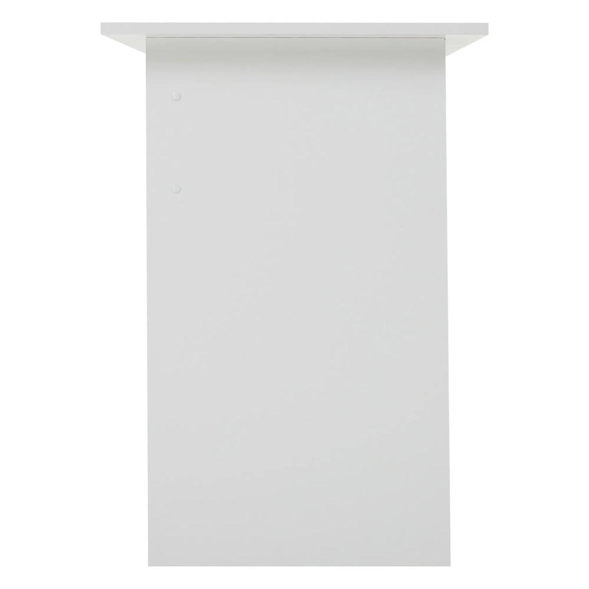 Masa birou VERNER NEW, alb, DTD laminat, 82x50x75 cm