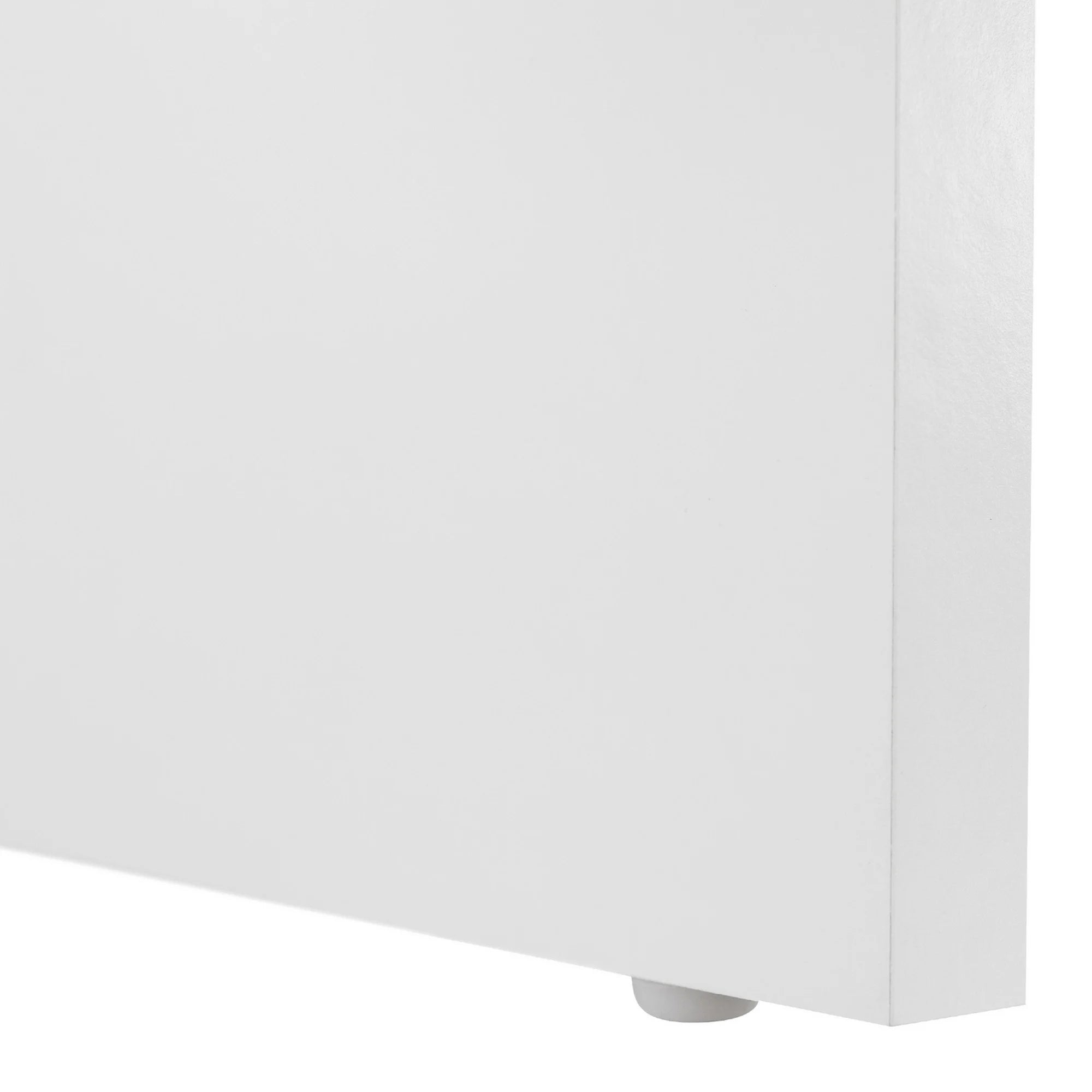 Masa birou VERNER NEW, alb, DTD laminat, 82x50x75 cm