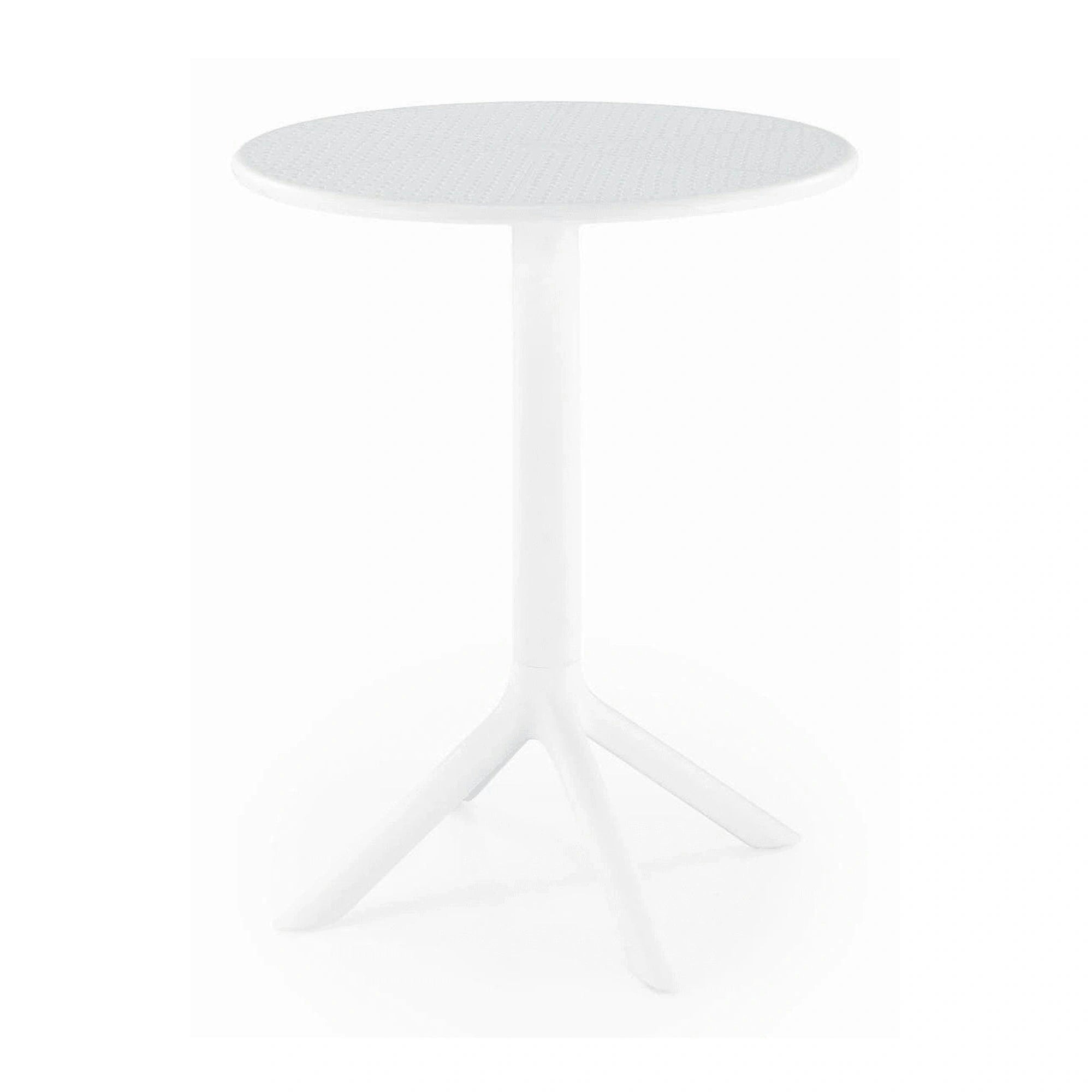 Masa CALVO, alb, polipropilena, 60x60x72 cm