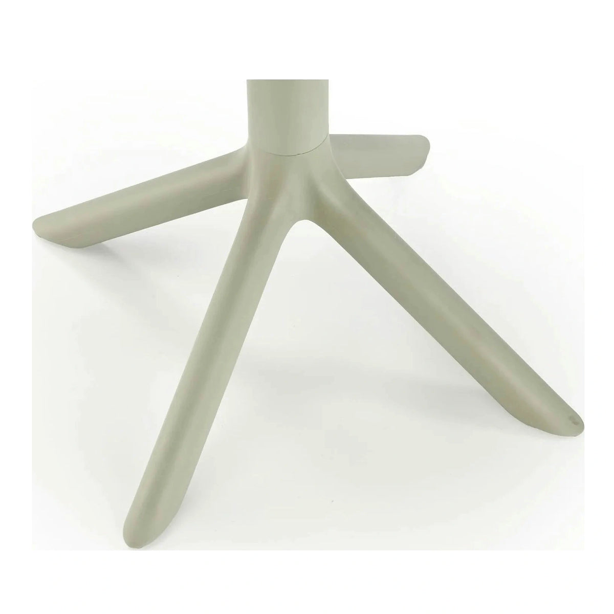 Masa CALVO, verde menta, polipropilena, 60x60x72 cm