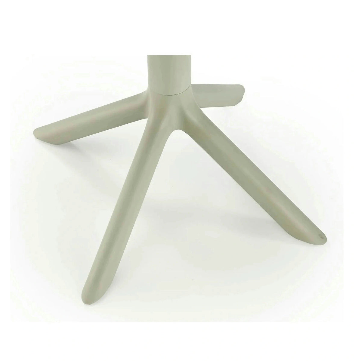 Masa CALVO, verde menta, polipropilena, 60x60x72 cm