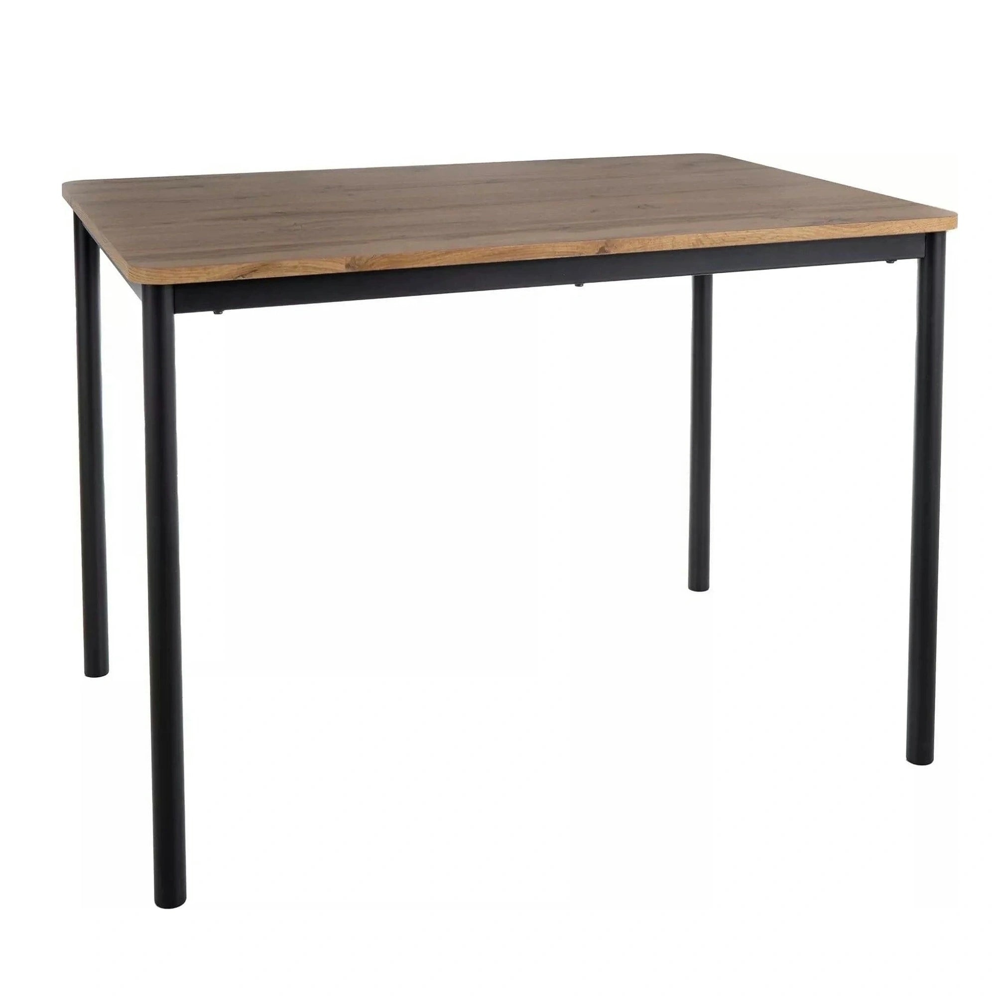 Masa CITY, stejar artisan/negru, 150x75x77 cm