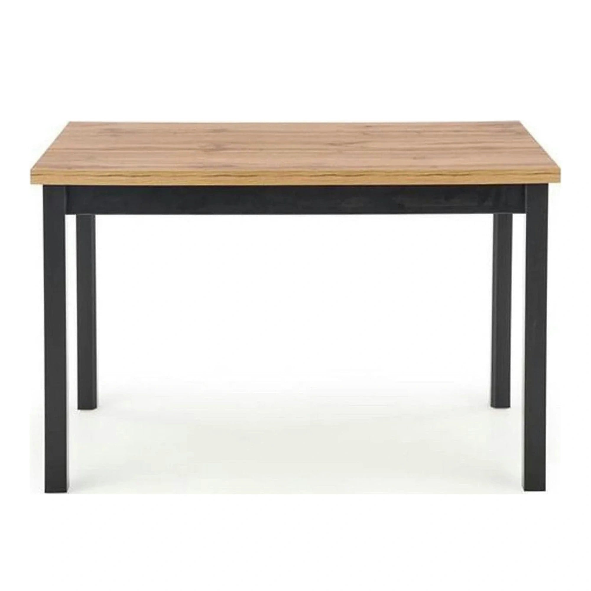 Masa COBALT, stejar/negru, PAL furniruit, 120x68x77 cm