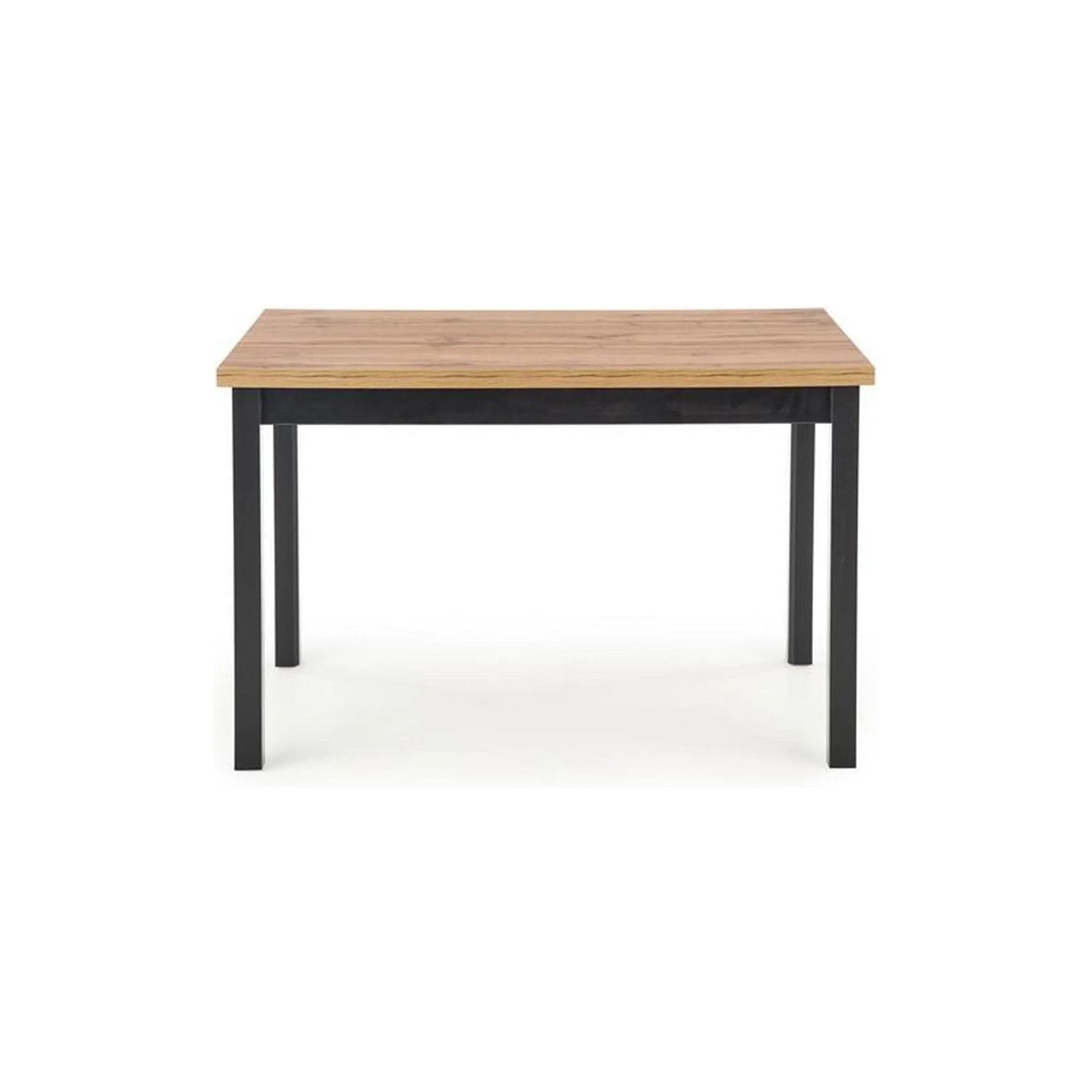 Masa COBALT, stejar/negru, PAL furniruit, 120x68x77 cm