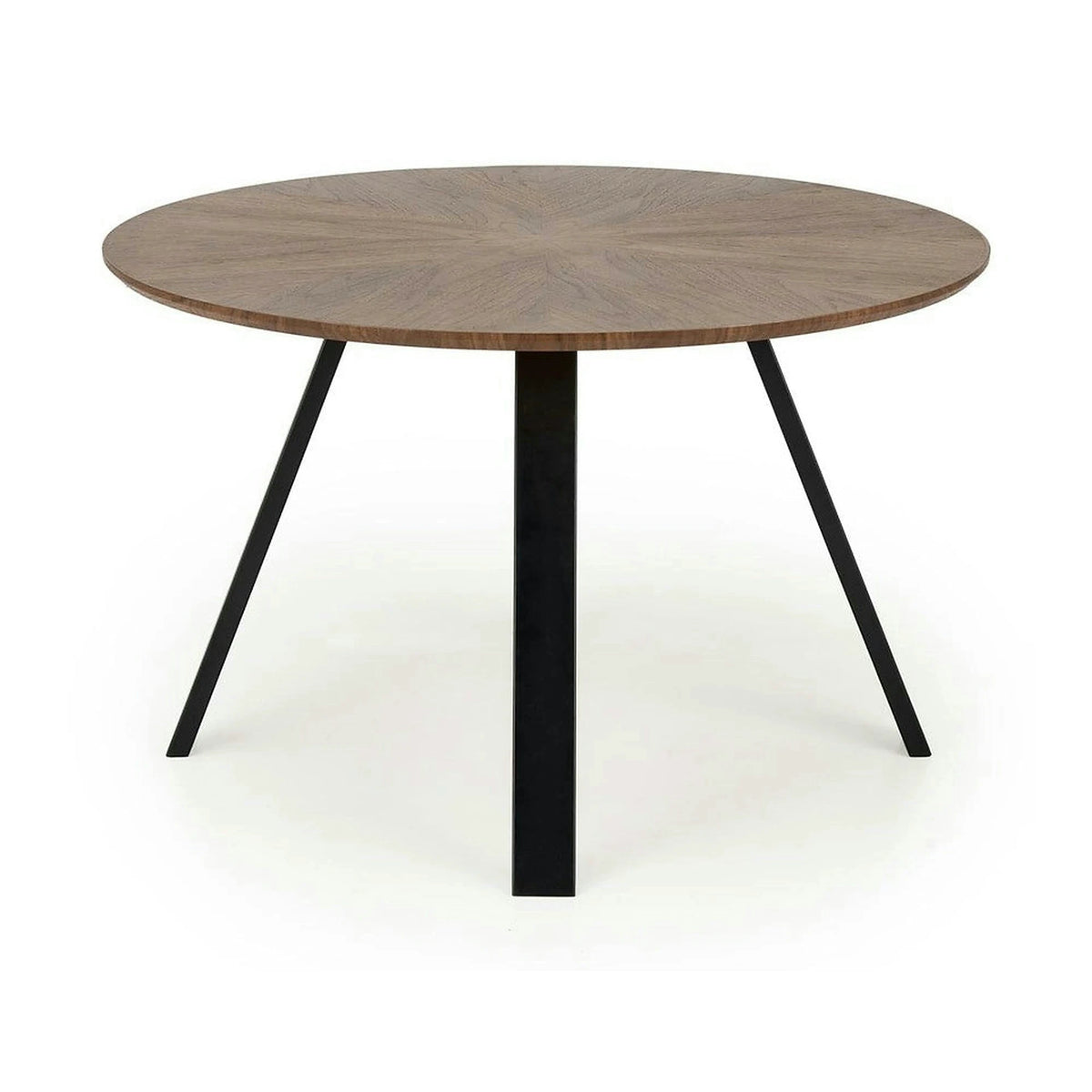 Masa DANILO, nuc/negru, 120x74 cm