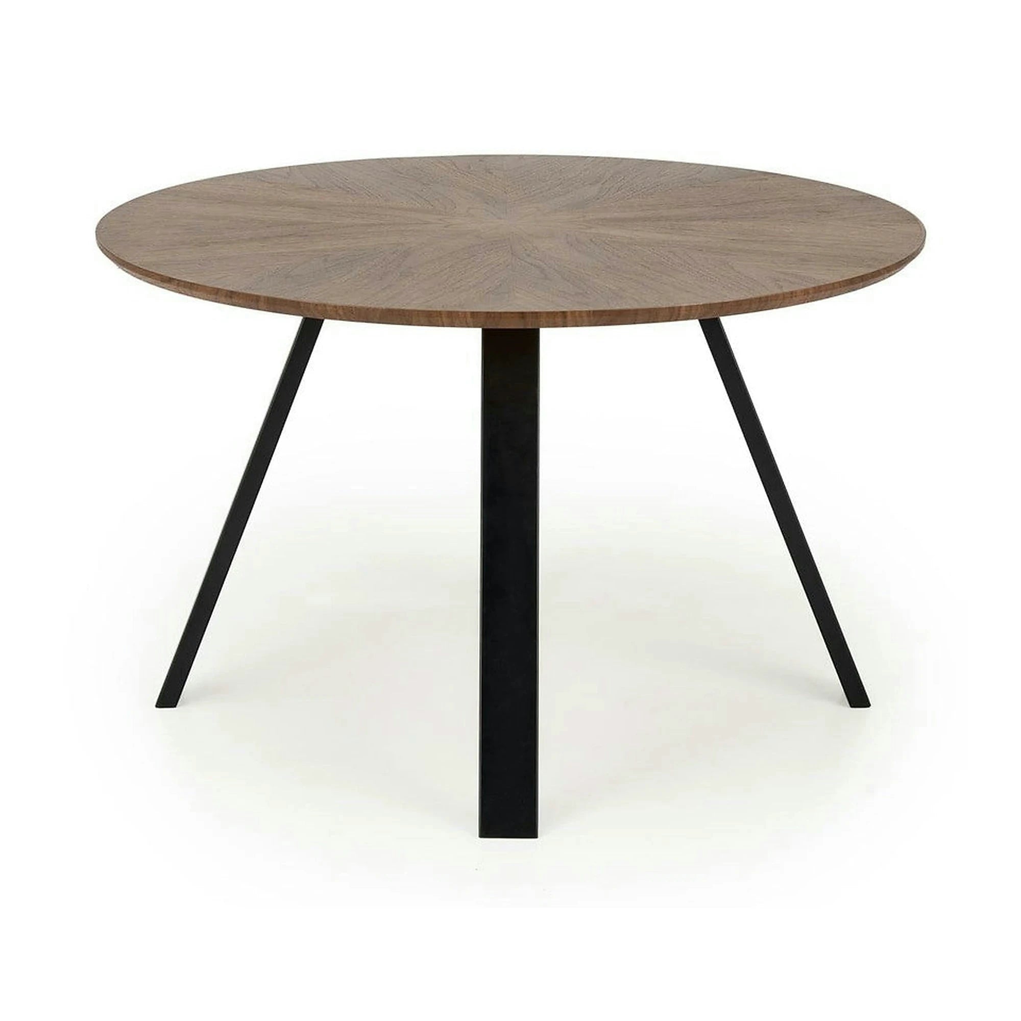 Masa DANILO, nuc/negru, 120x74 cm