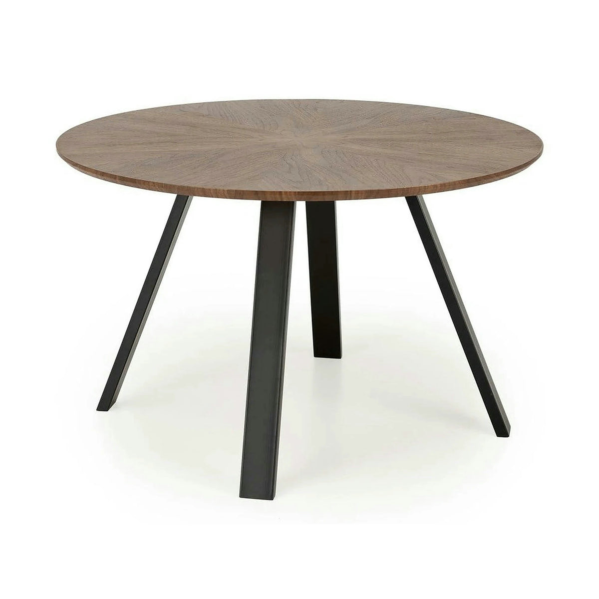 Masa DANILO, nuc/negru, 120x74 cm