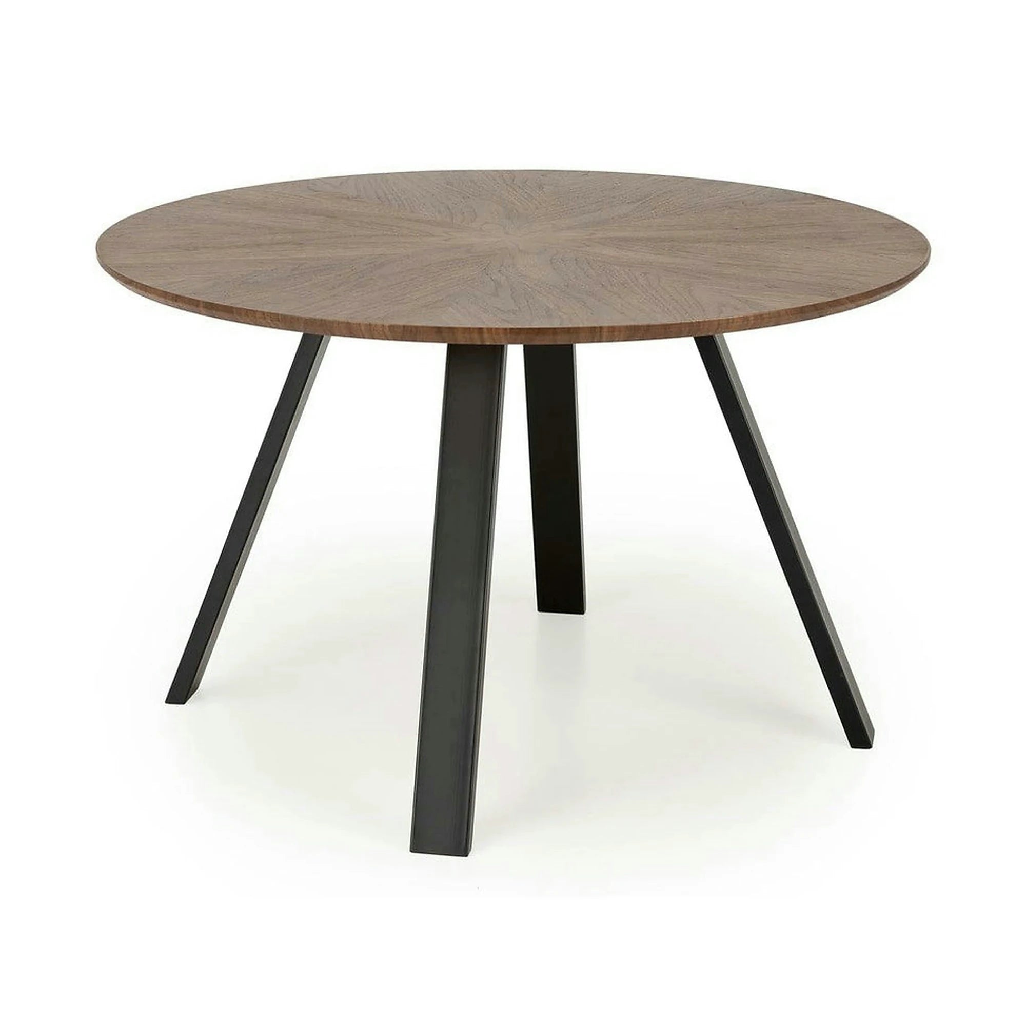 Masa DANILO, nuc/negru, 120x74 cm