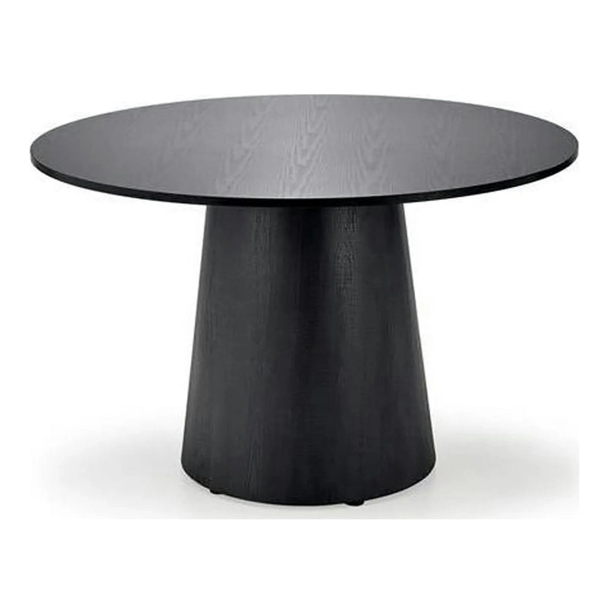Masa de bucatarie rotunda GINTER, negru, 120x120x77 cm