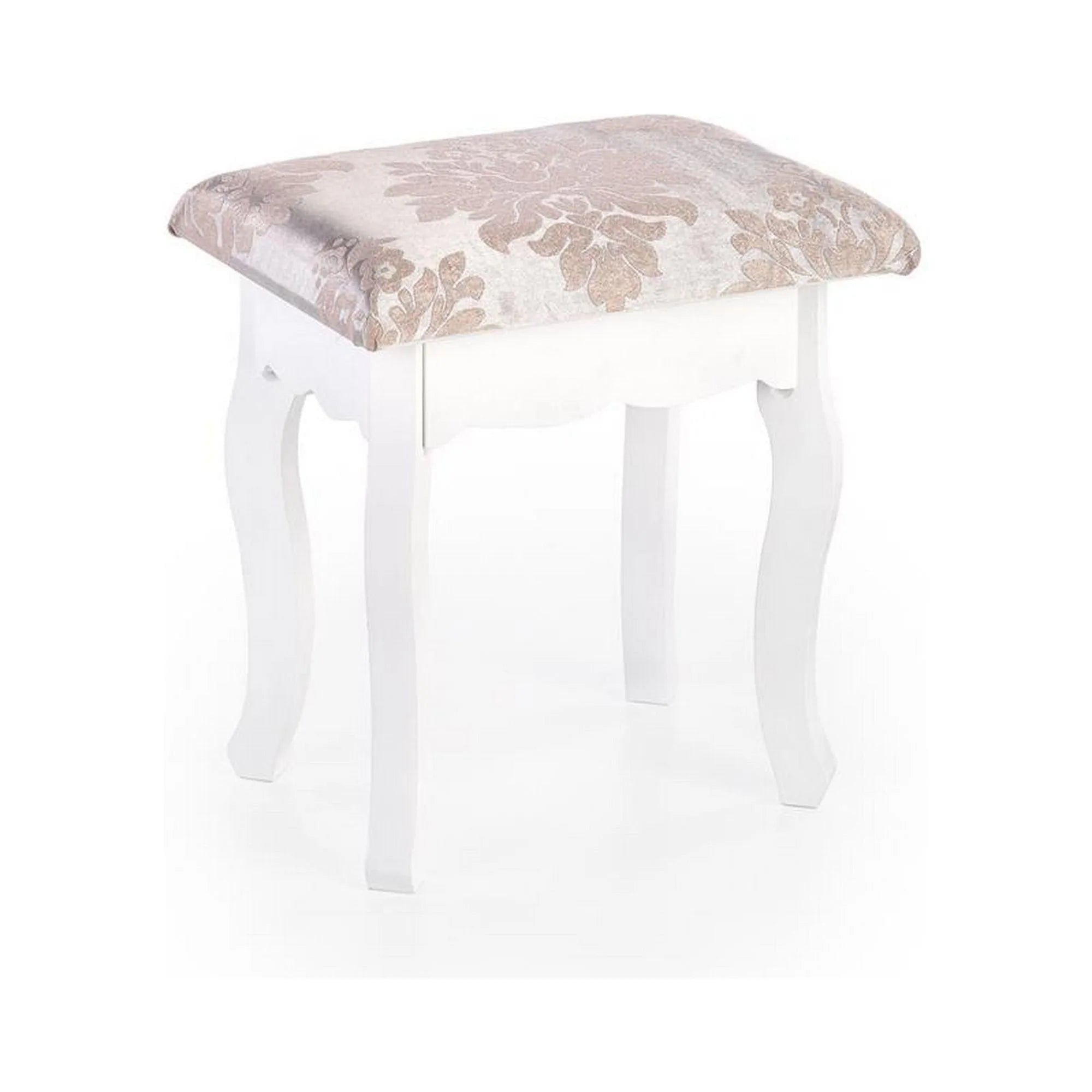 Masa de toaleta SARA, alb, cu oglinda, 80x40x130 cm