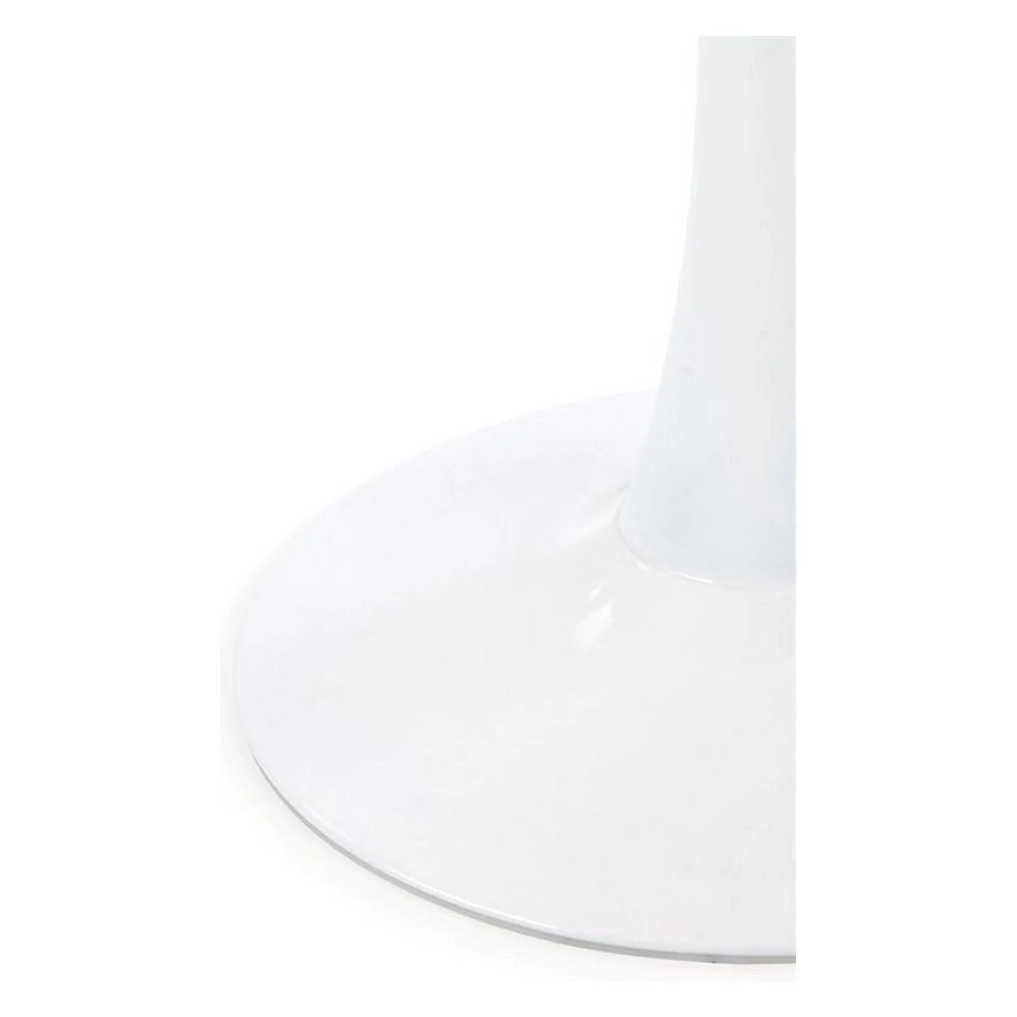 Masa DENVER, alb cu efect de marmura/alb, 80x80x73 cm