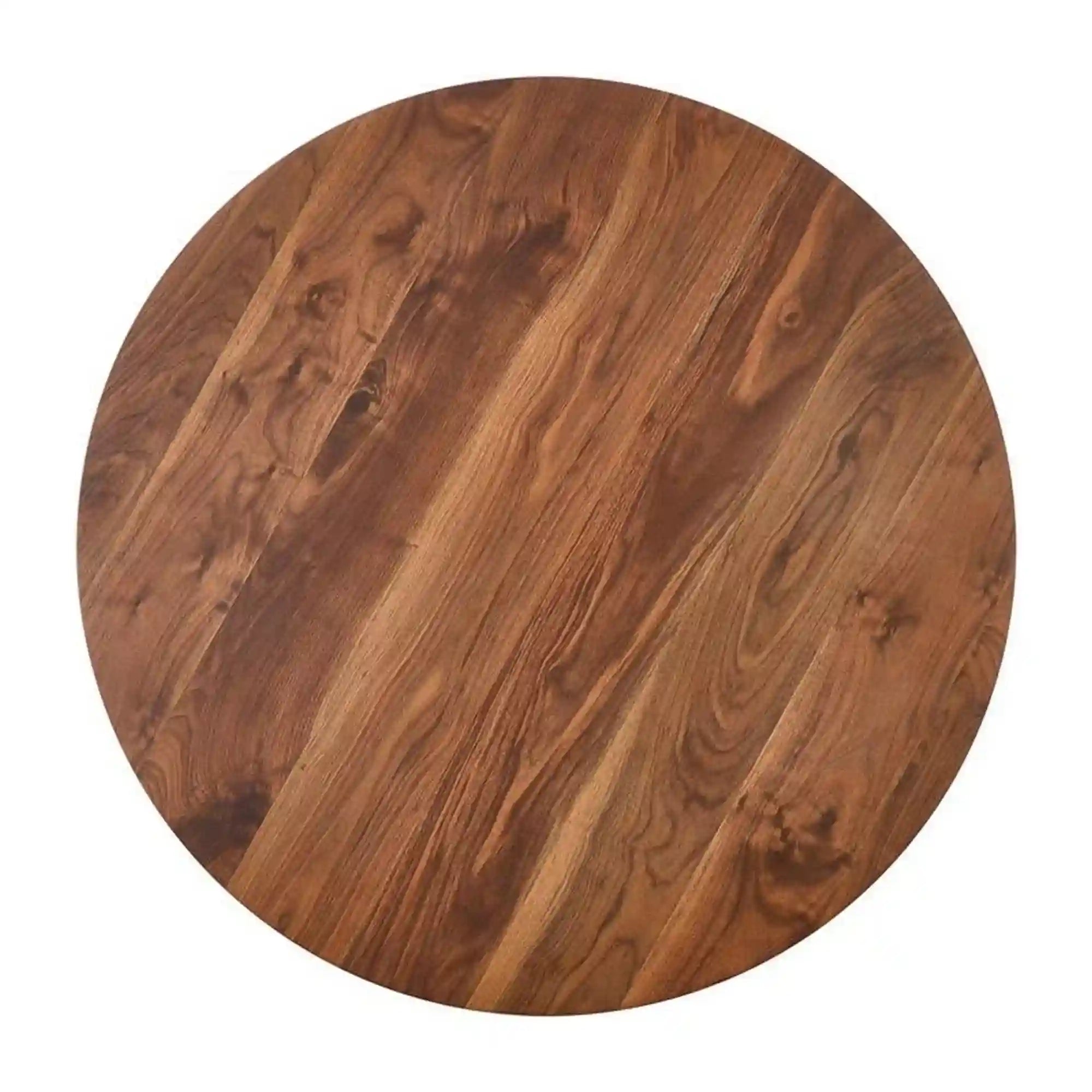 Masa DOMENICO, nuc/auriu, 110x110x76 cm