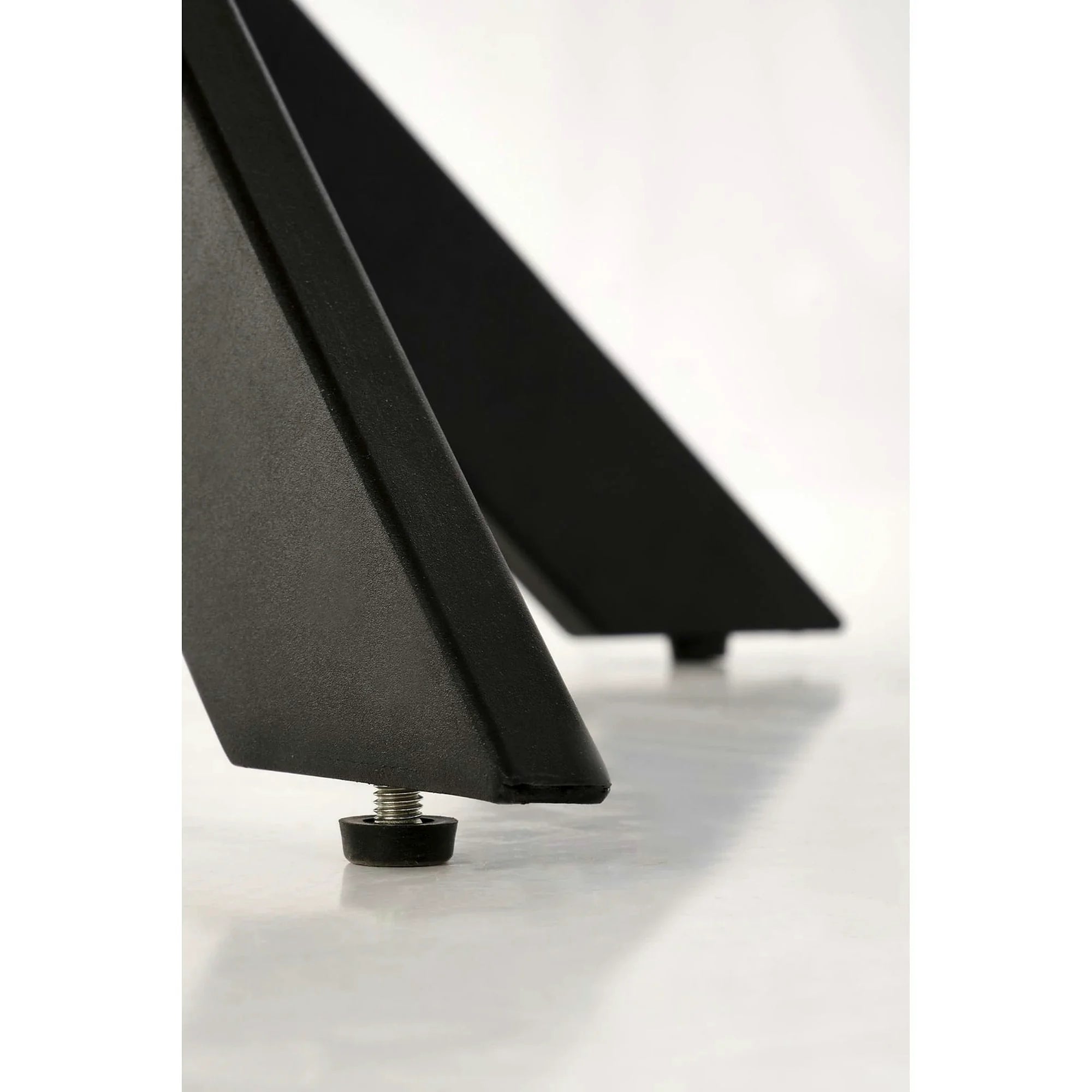 Masa EDGAR, stejar/negru, 100x100x76 cm