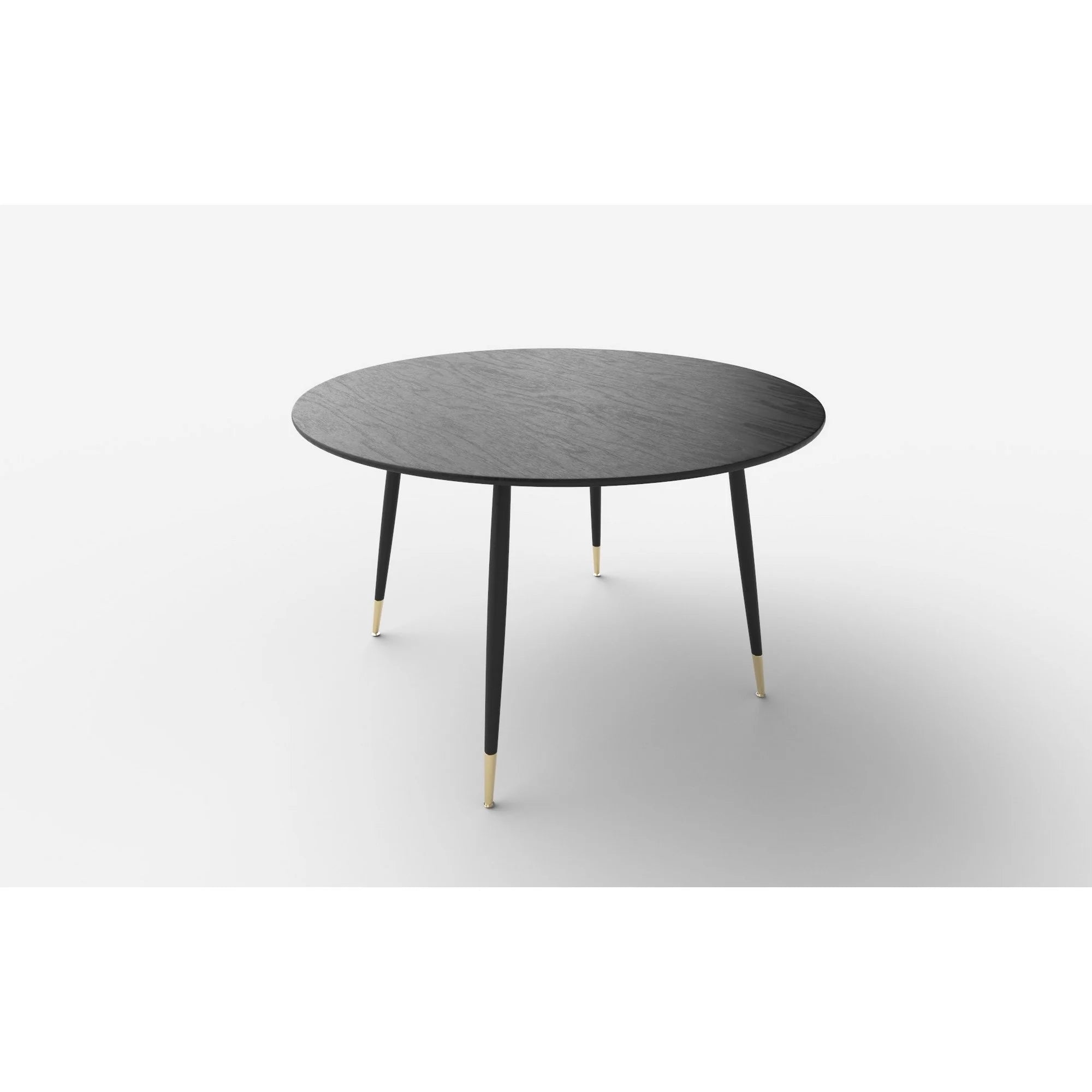 Masa EMBOS, negru/auriu, 120x75 cm