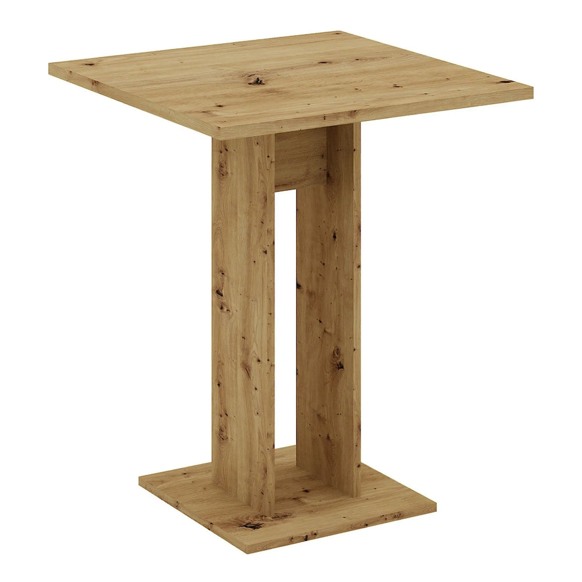 Masa EVERET, stejar artisan, DTD laminat, 68x68x78 cm