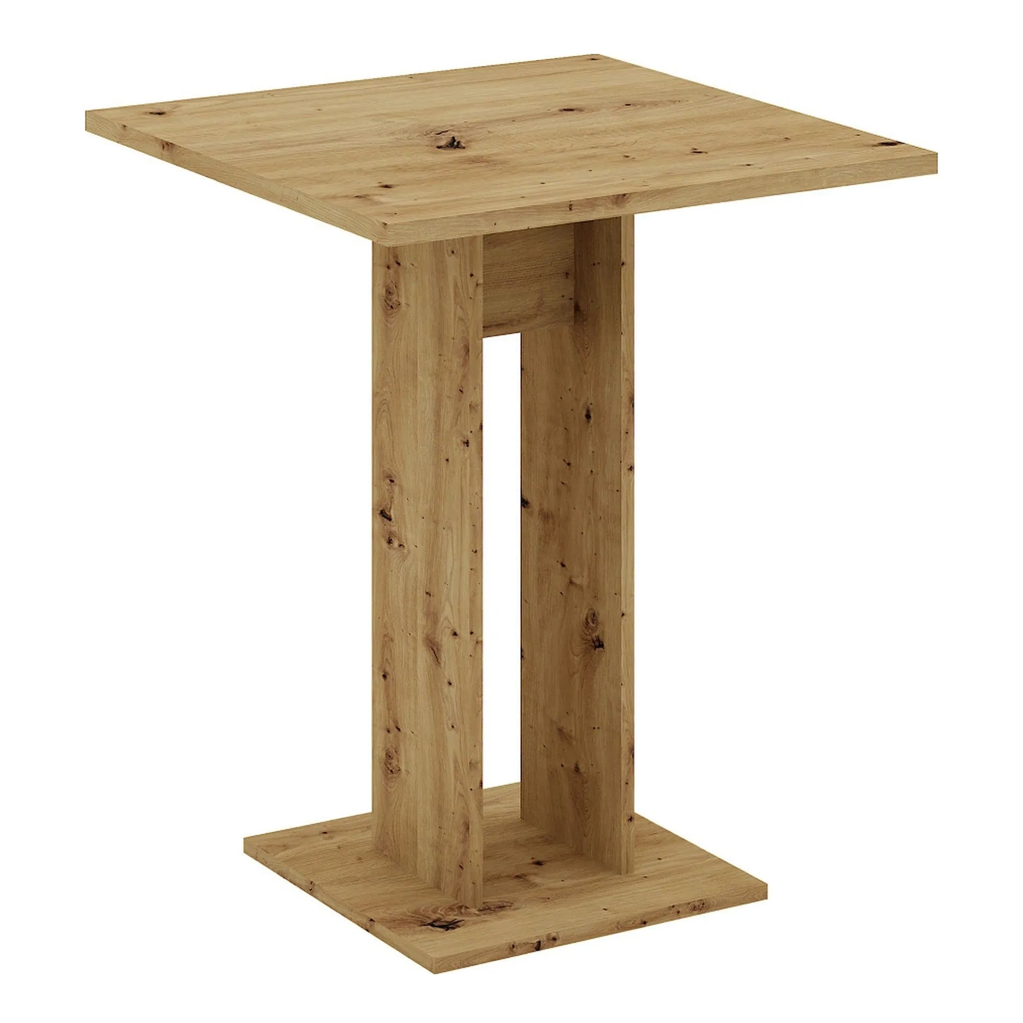 Masa EVERET, stejar artisan, DTD laminat, 68x68x78 cm