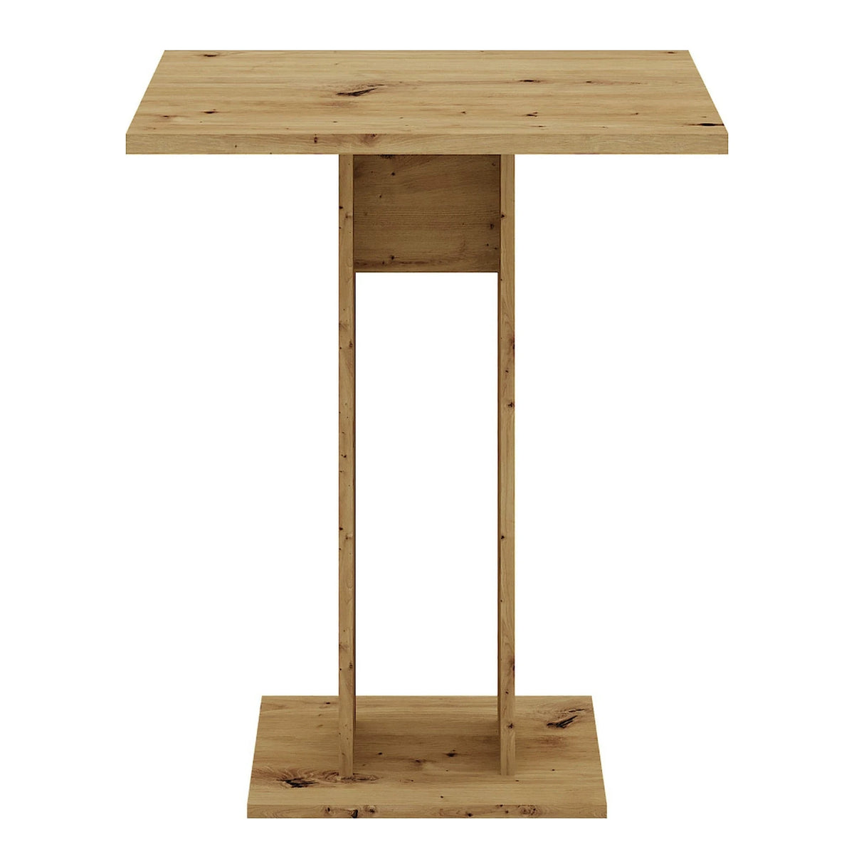 Masa EVERET, stejar artisan, DTD laminat, 68x68x78 cm
