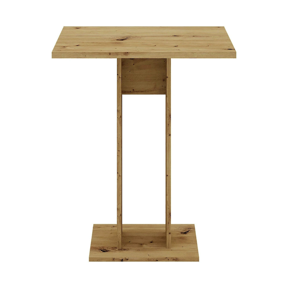 Masa EVERET, stejar artisan, DTD laminat, 68x68x78 cm