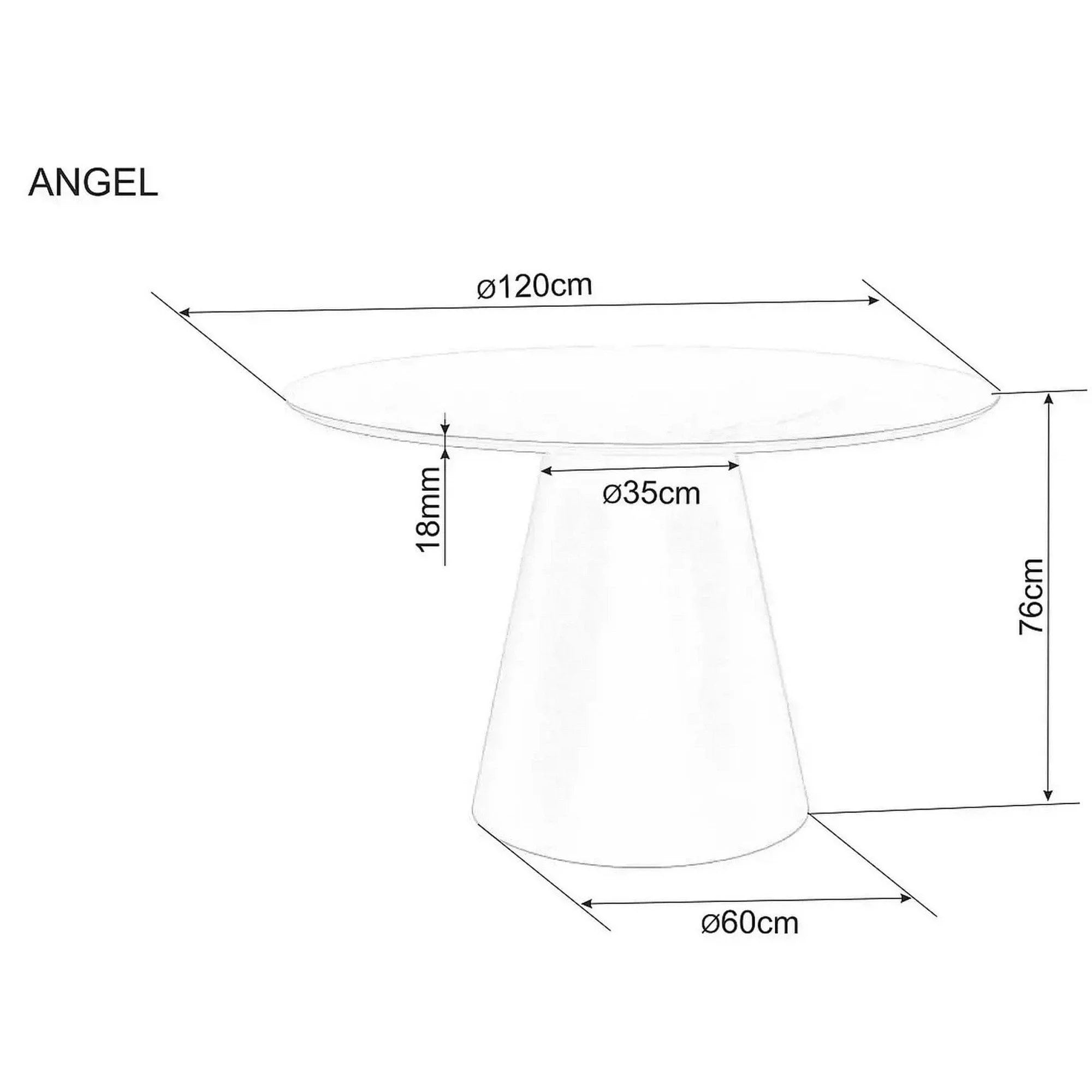Masa extensibila ANGEL II, gri cu efect de marmura/negru, 120/160x120x75 cm