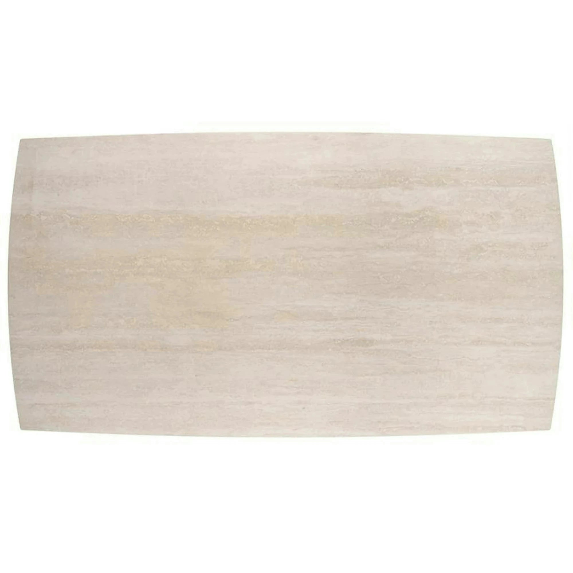 Masa extensibila ARMANI, travertin cu efect de marmura/casmir, piatra sinterizata/otel, 165-241x90x77 cm