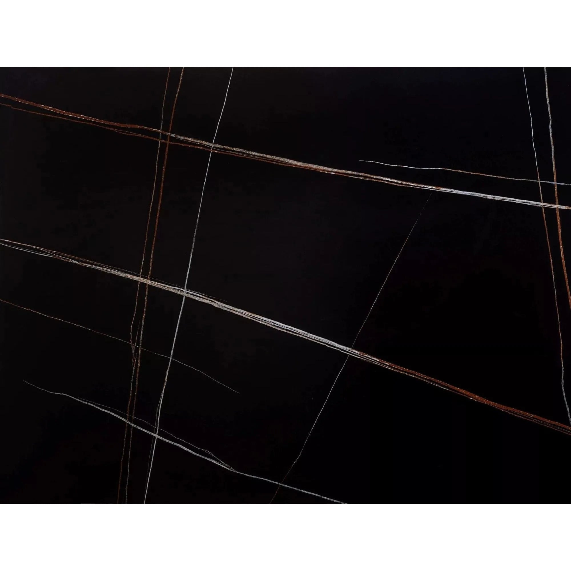 Masa extensibila BACARDI, negru mat cu efect de marmura, ceramica/metal, 160/240x90x76 cm