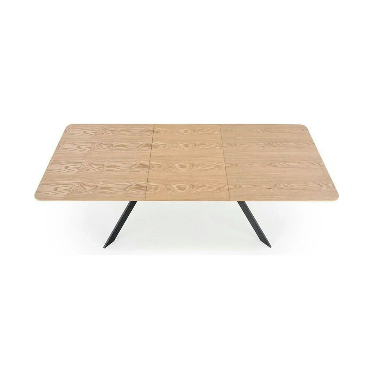 Masa extensibila BACARDI, stejar sonoma/negru, 160/220x90x76 cm