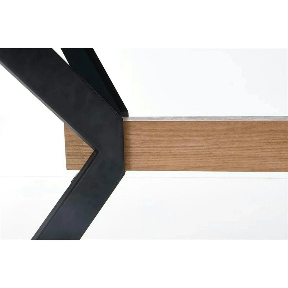 Masa extensibila BACARDI, stejar sonoma/negru, 160/220x90x76 cm