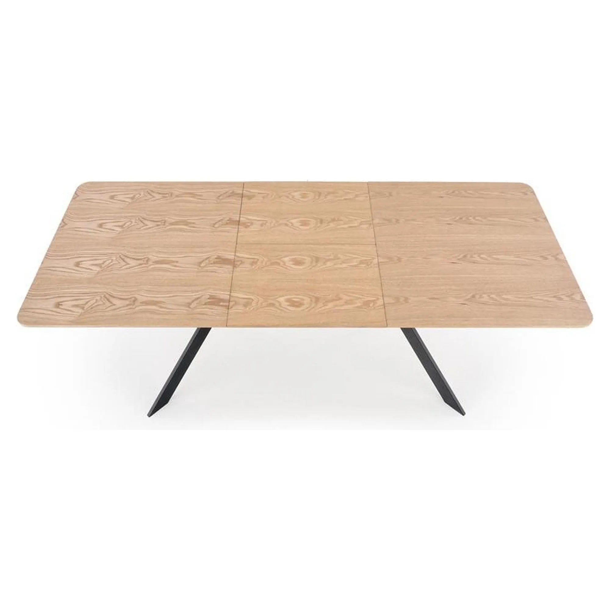 Masa extensibila BACARDI, stejar sonoma/negru, 160/220x90x76 cm