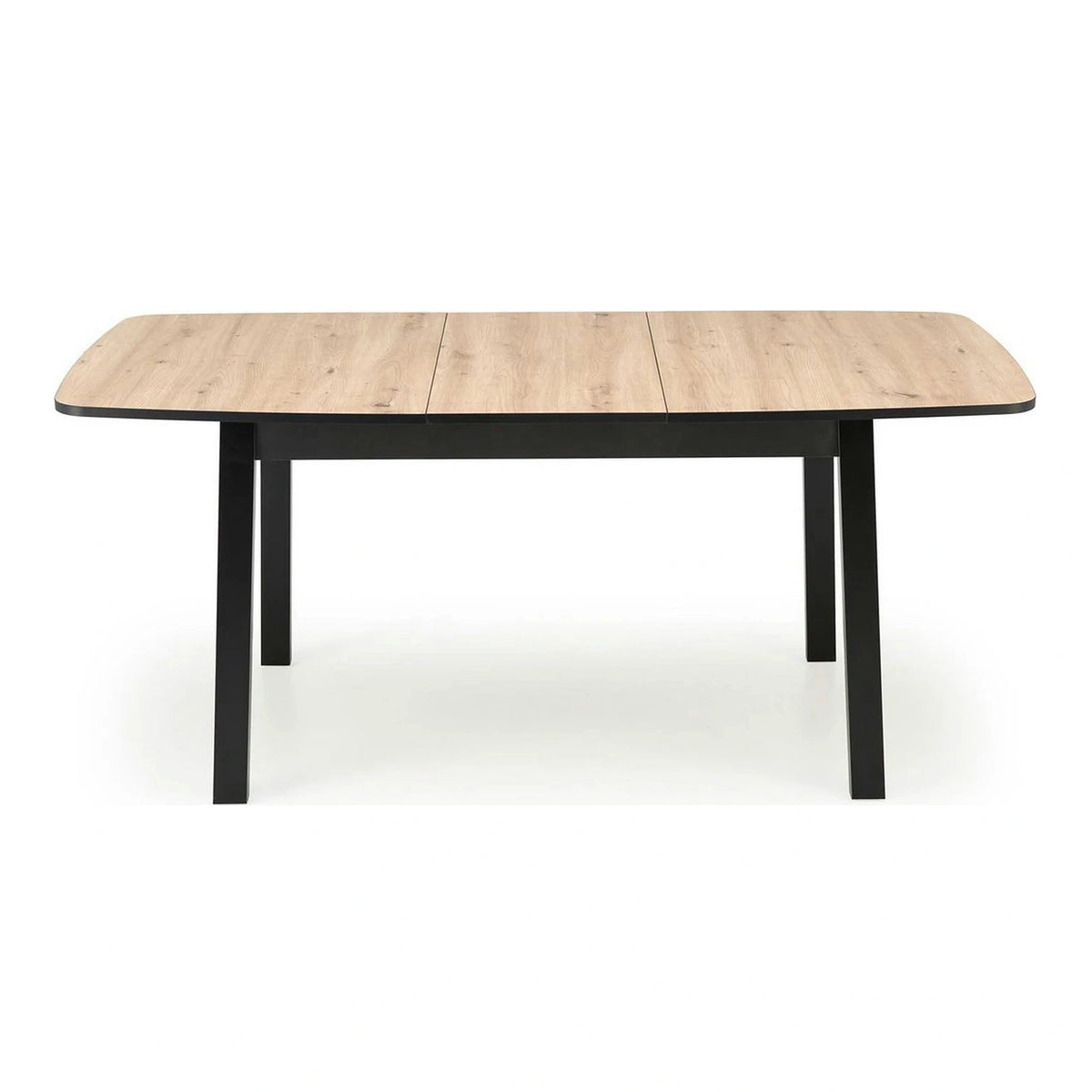 Masa extensibila BARRIL, stejar artisan/negru, 130/170x80x72 cm
