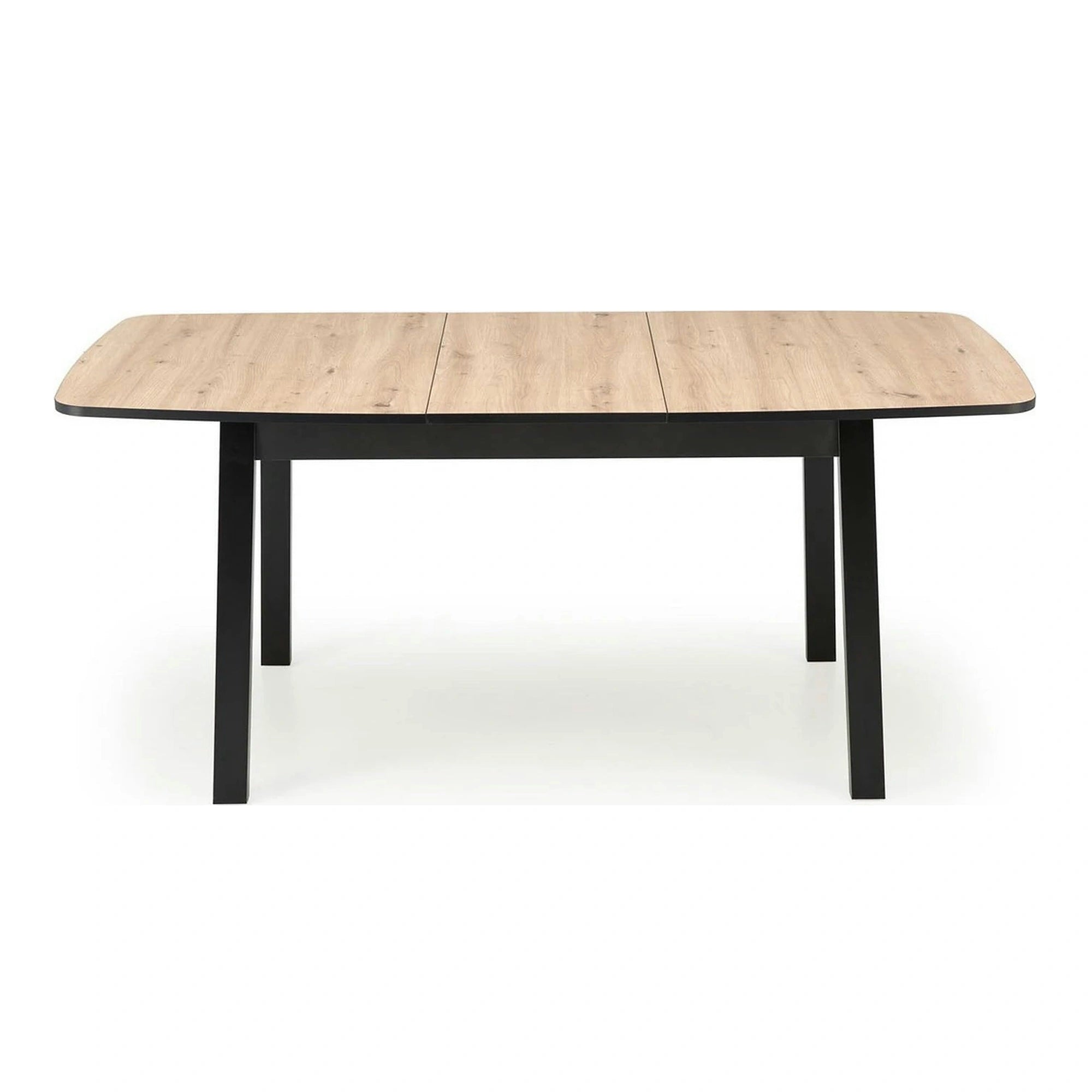 Masa extensibila BARRIL, stejar artisan/negru, 130/170x80x72 cm