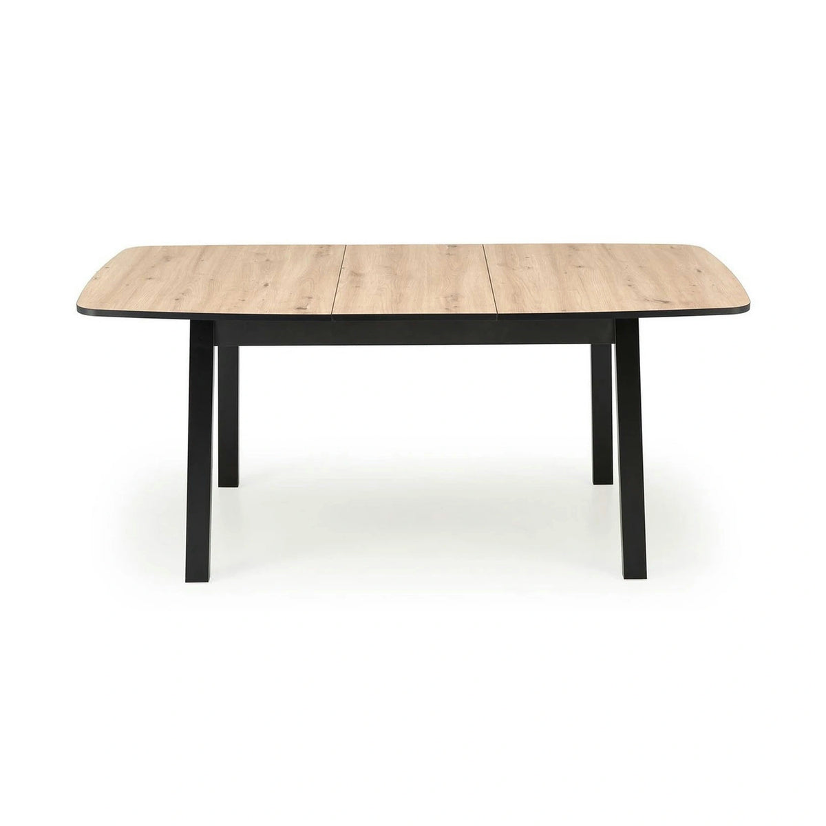 Masa extensibila BARRIL, stejar artisan/negru, 130/170x80x72 cm