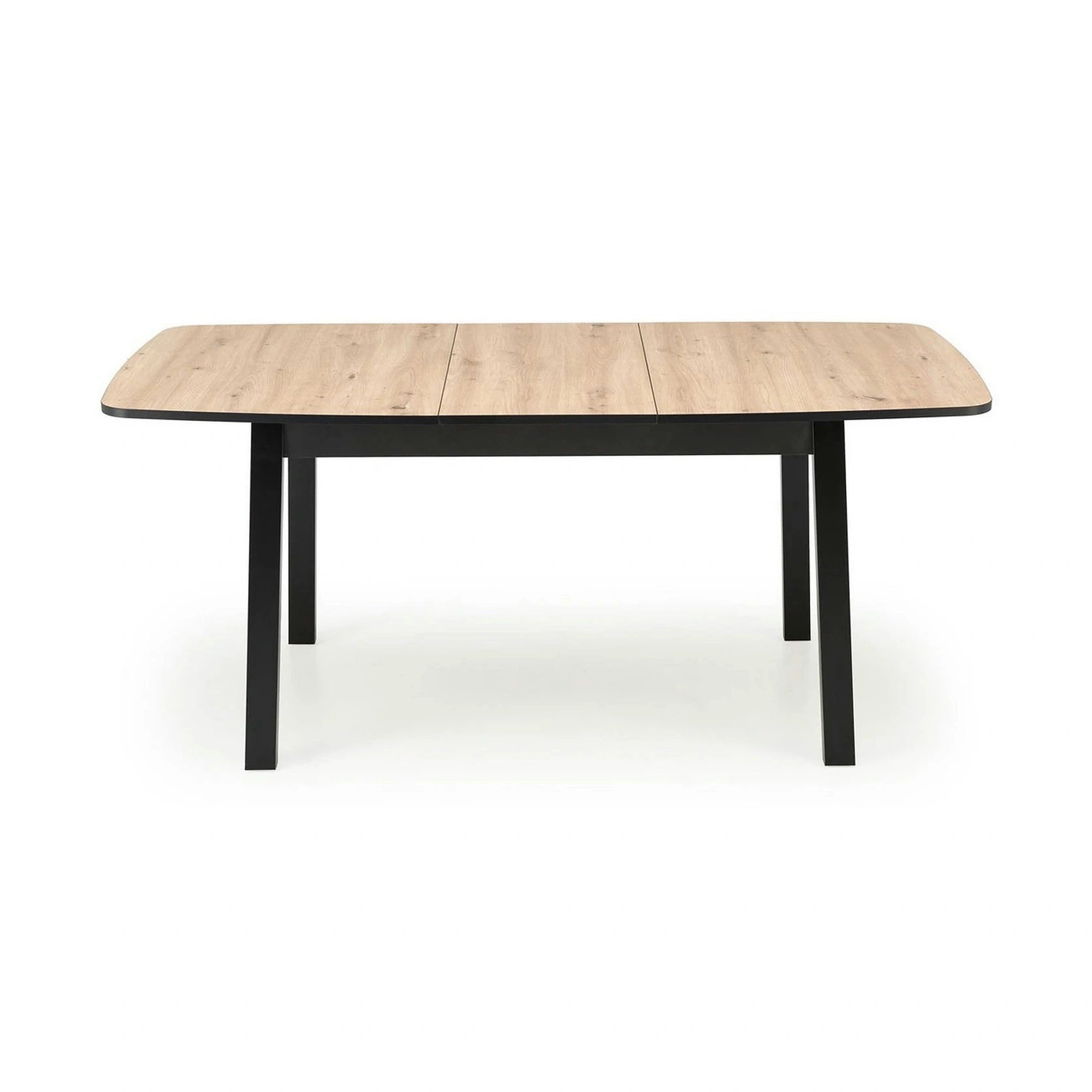 Masa extensibila BARRIL, stejar artisan/negru, 130/170x80x72 cm