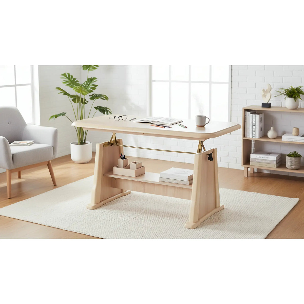 Masa extensibila BEATA, stejar sonoma, lemn de fag, 130/170x67x60/77 cm