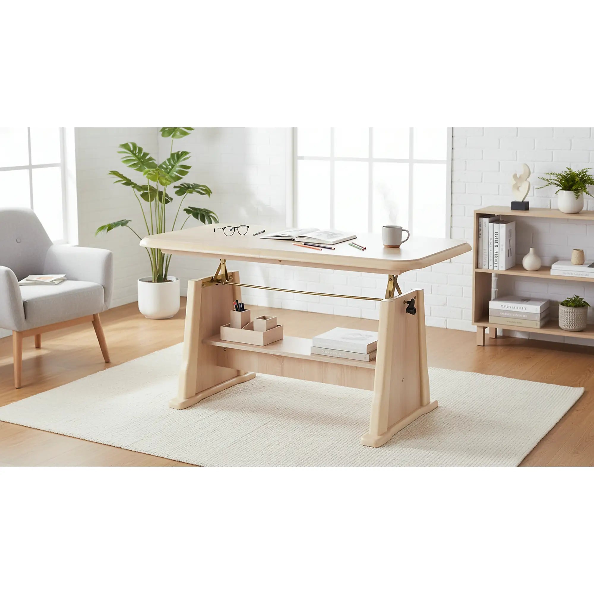 Masa extensibila BEATA, stejar sonoma, lemn de fag, 130/170x67x60/77 cm