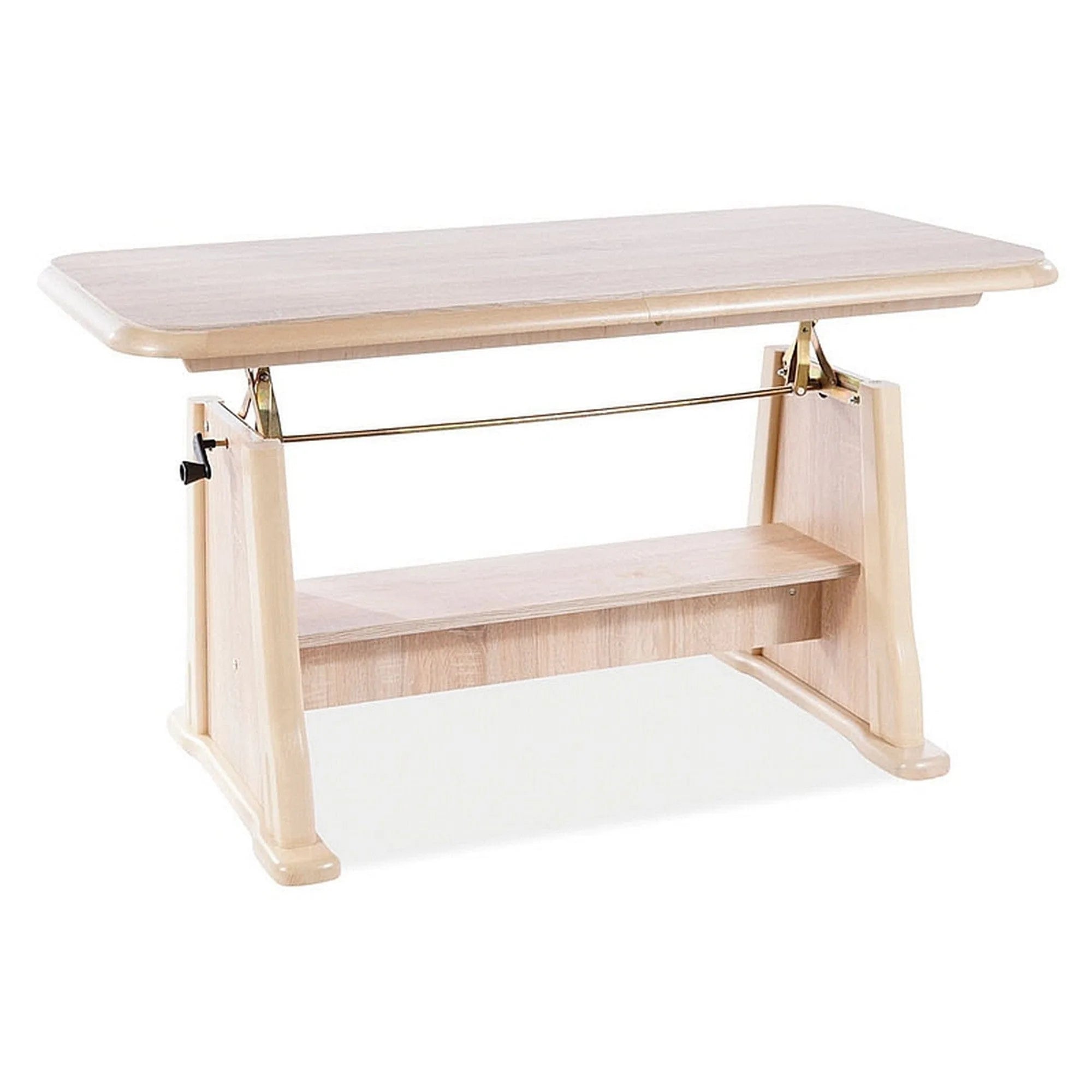 Masa extensibila BEATA, stejar sonoma, lemn de fag, 130/170x67x60/77 cm