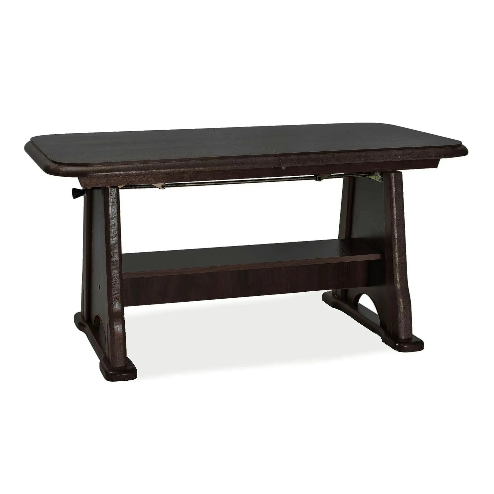 Masa extensibila BEATA, wenge, PAL/lemn, 130/170x67x60/77 cm