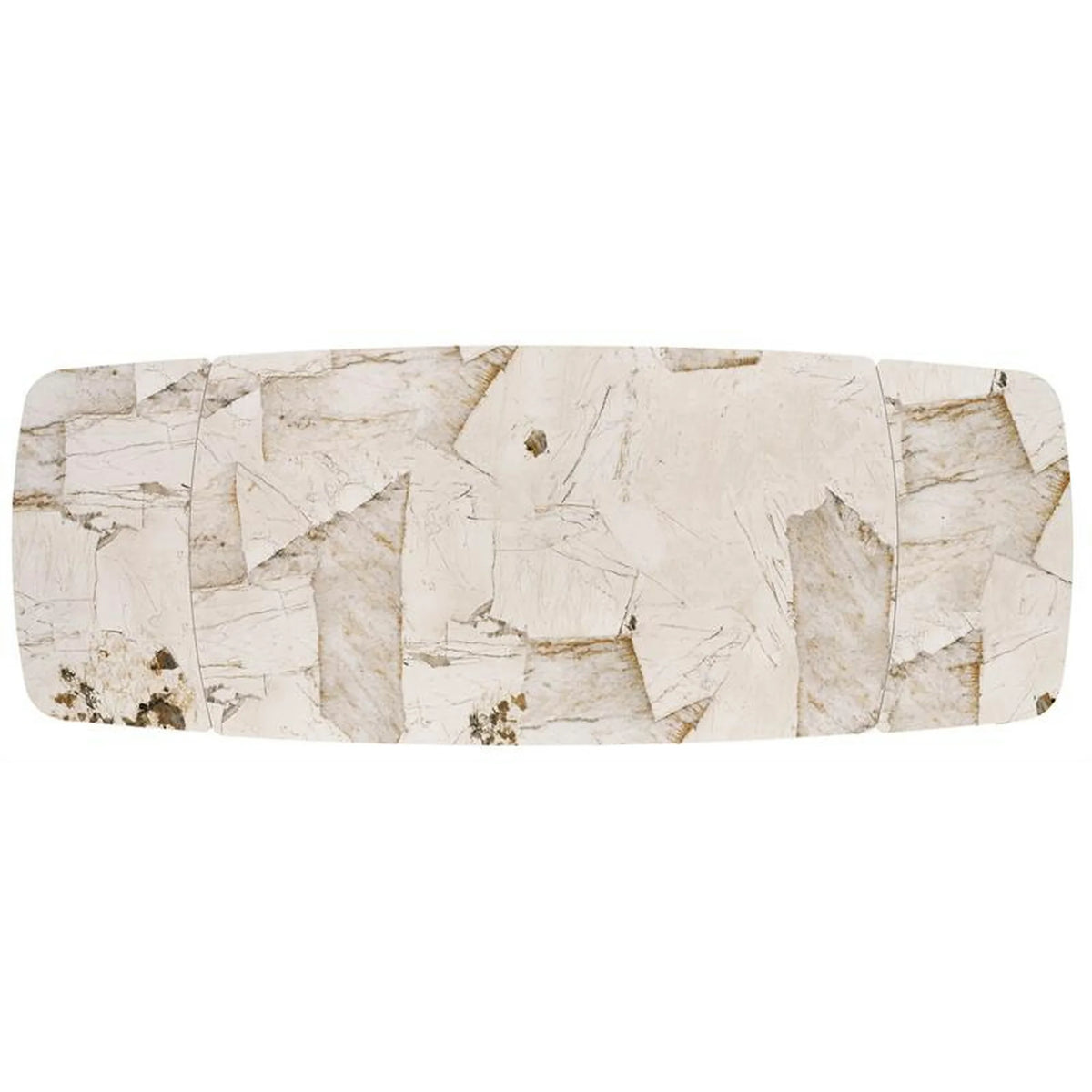 Masa extensibila BENJAMIN, bej/casmir, ceramica/sticla/metal, 160/240x90x77 cm