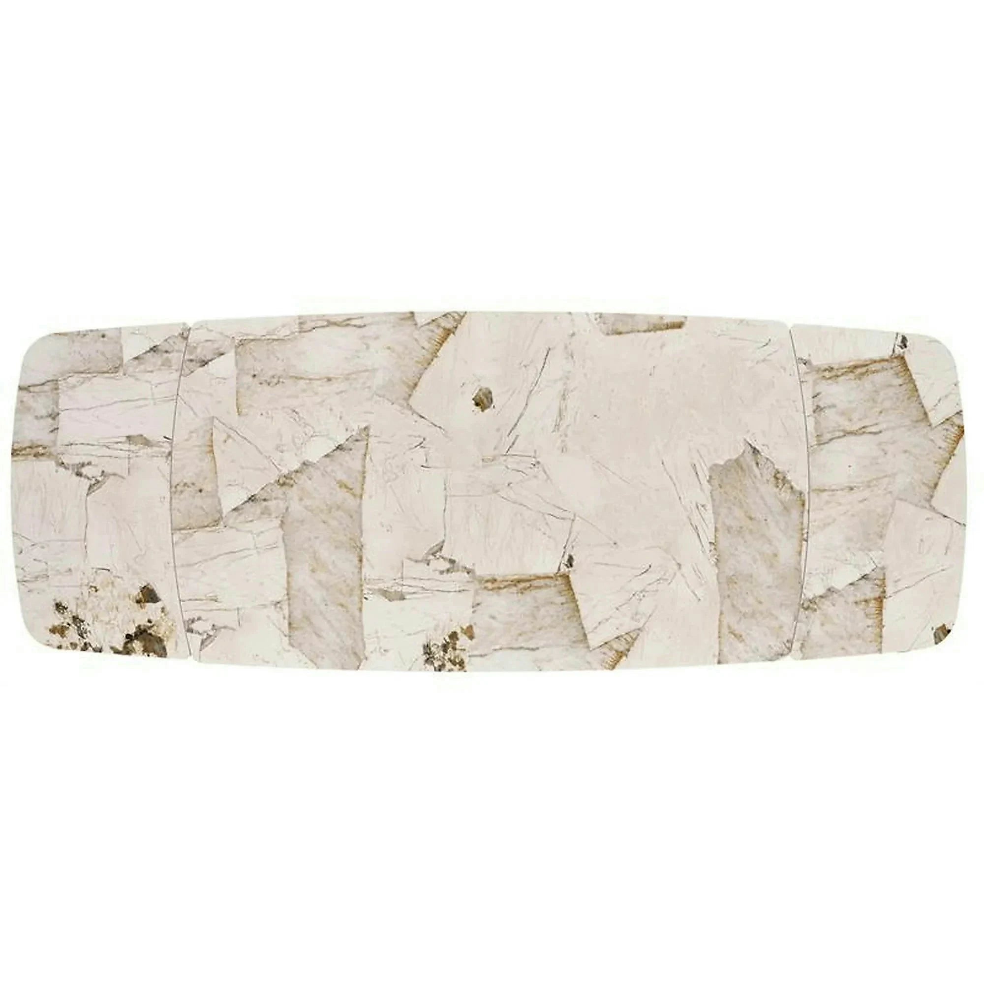 Masa extensibila BENJAMIN, bej/casmir, ceramica/sticla/metal, 160/240x90x77 cm