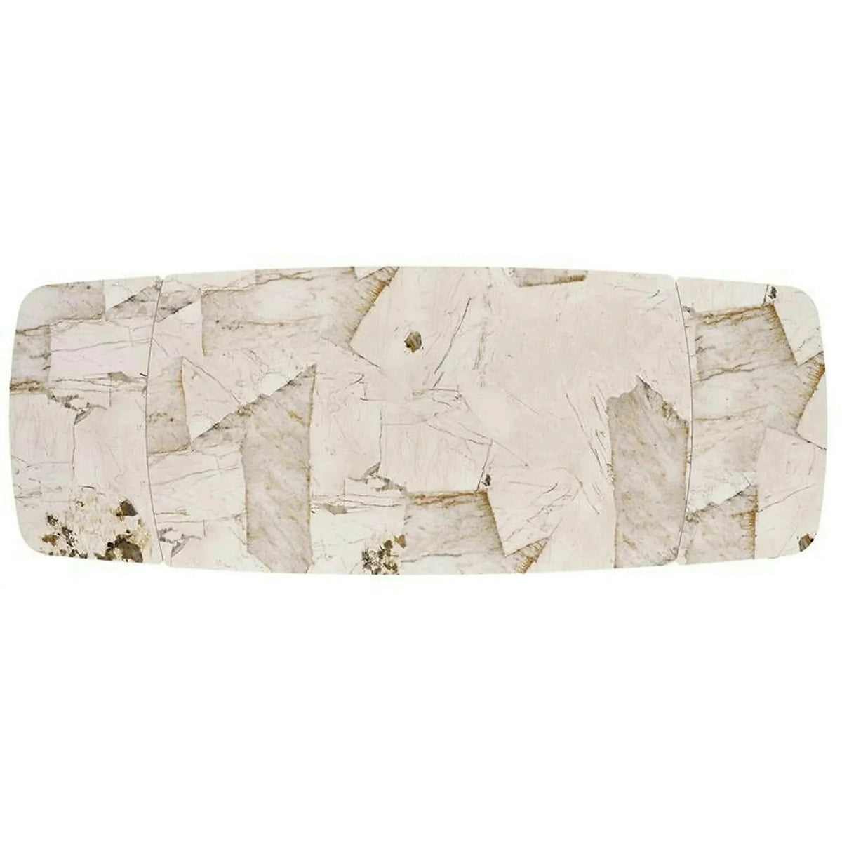 Masa extensibila BENJAMIN, bej/casmir, ceramica/sticla/metal, 160/240x90x77 cm