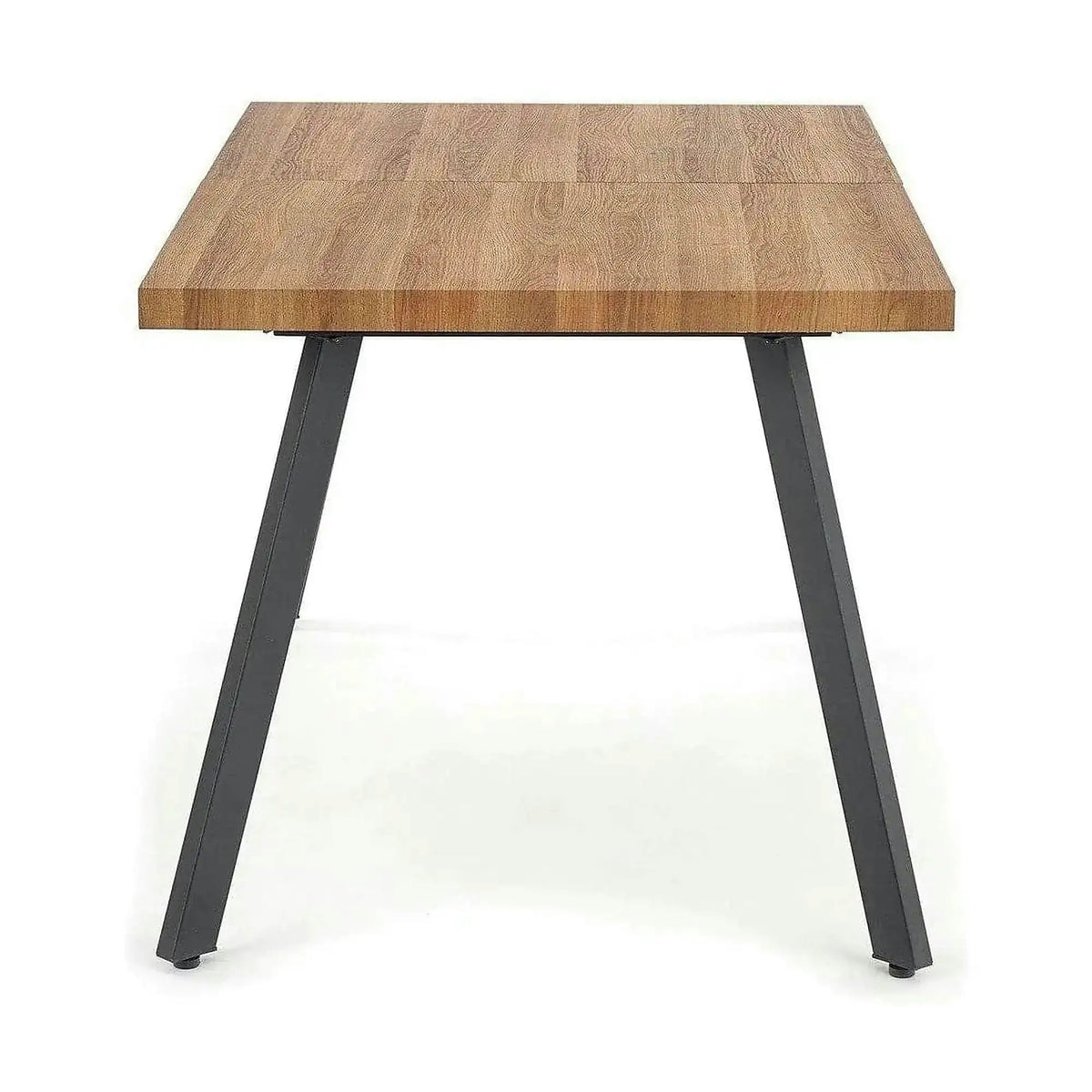 Masa extensibila BERLIN, stejar/negru, 140/180x85x76 cm
