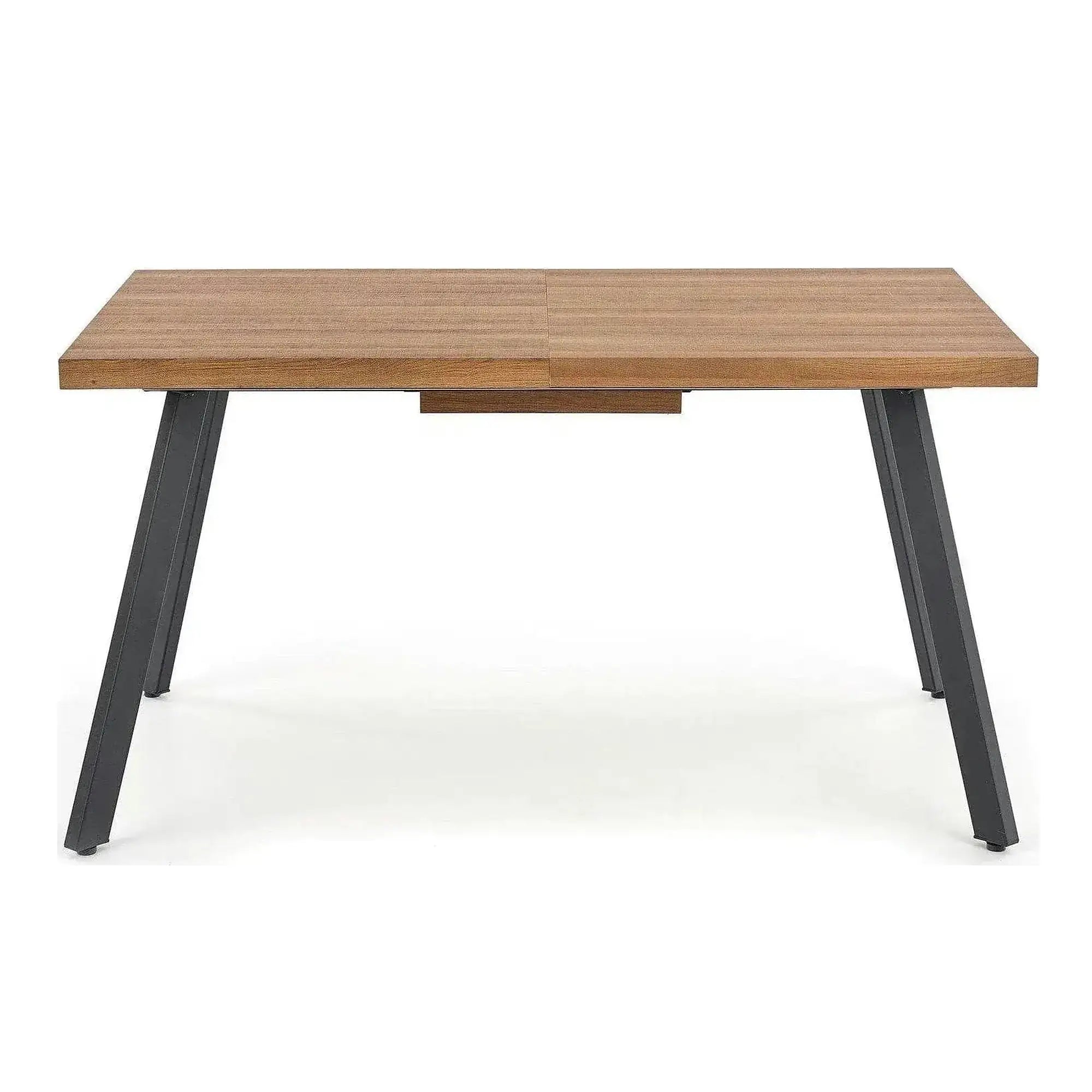 Masa extensibila BERLIN, stejar/negru, 140/180x85x76 cm