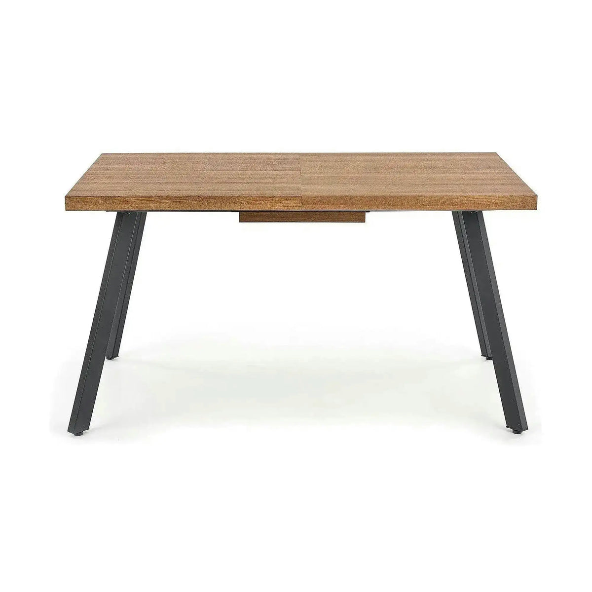 Masa extensibila BERLIN, stejar/negru, 140/180x85x76 cm