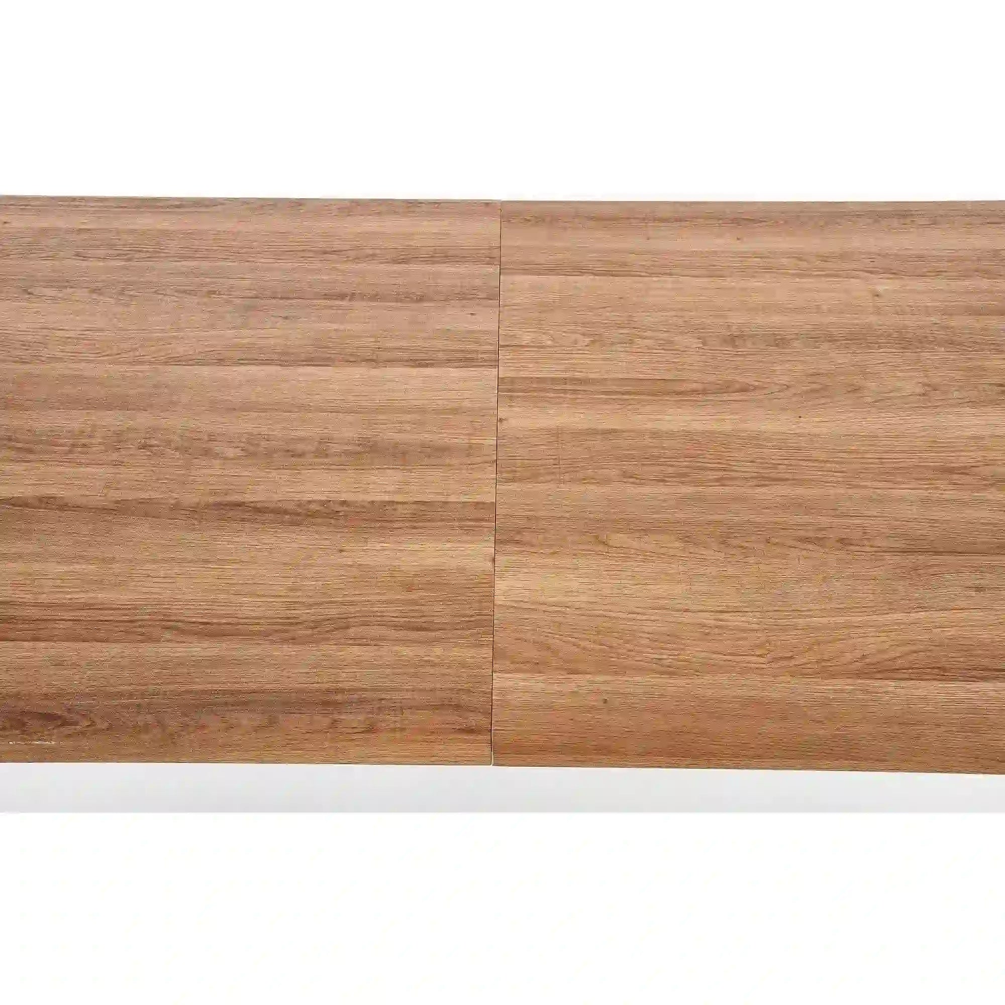 Masa extensibila BERLIN, stejar/negru, 140/180x85x76 cm