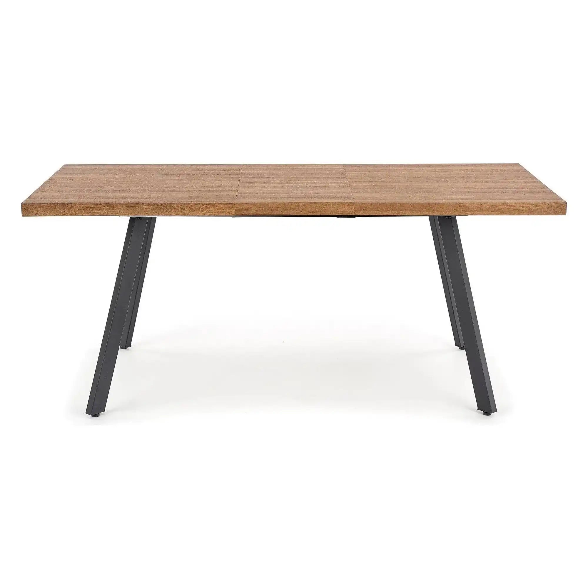 Masa extensibila BERLIN, stejar/negru, 140/180x85x76 cm